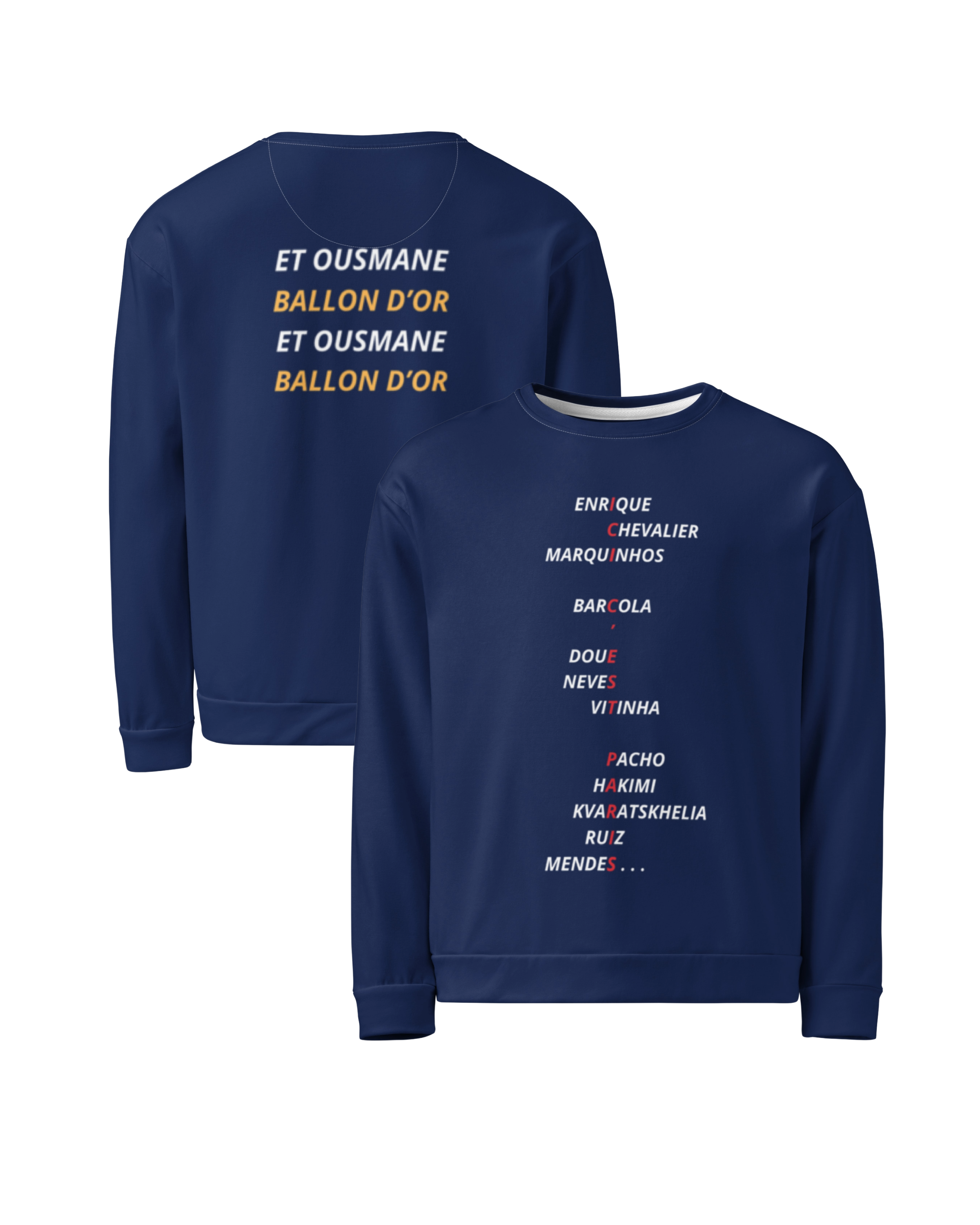 Sweat Sport Marine – "Équipe légende"