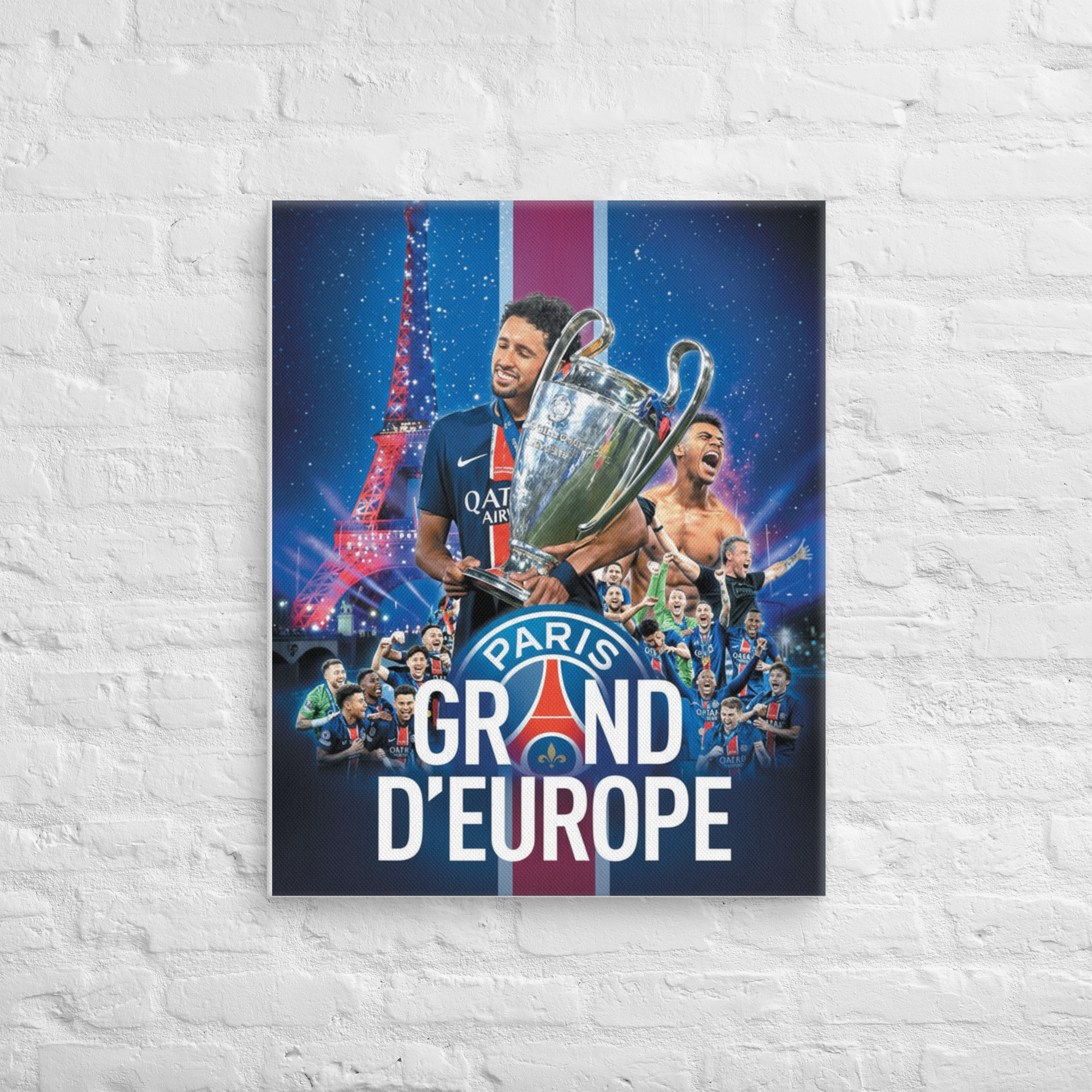 Toile Décorative – "PARIS GRAND D'EUROPE"
