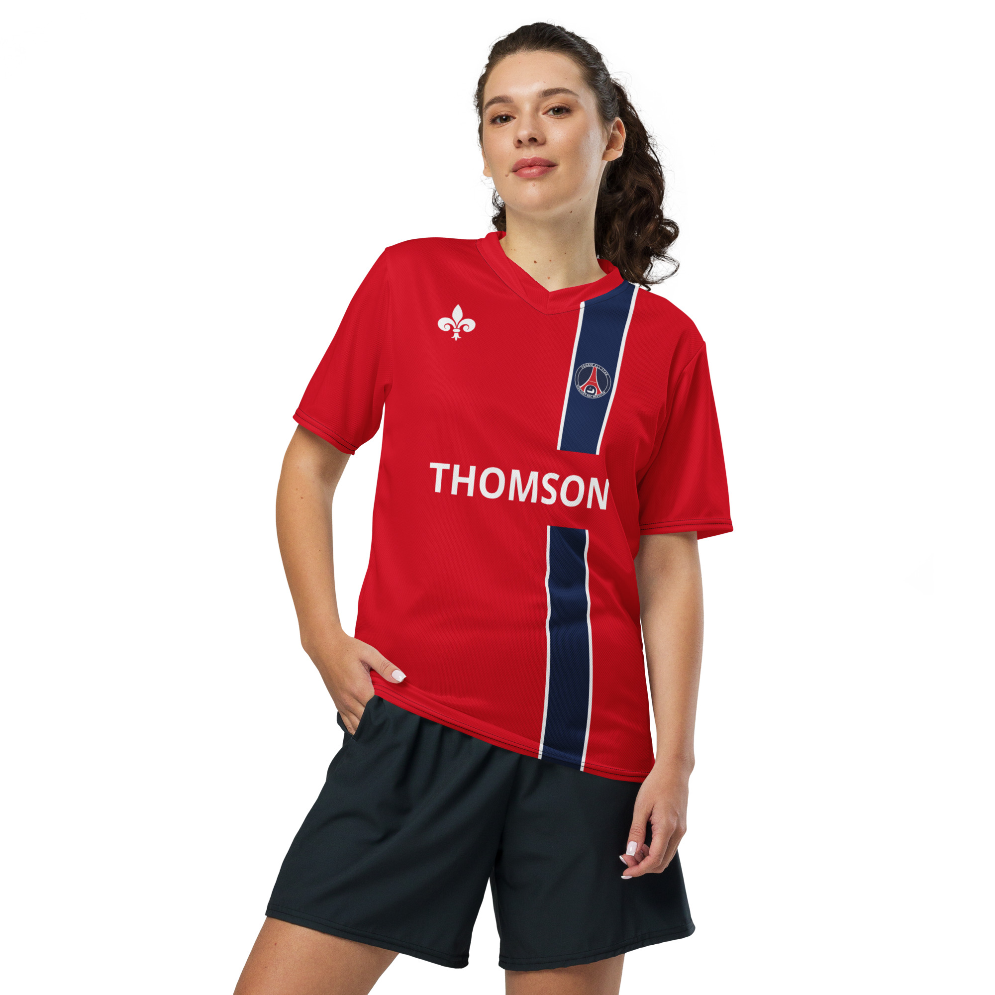T-shirt Sport Rétro Rouge – "Héritage Royal" 