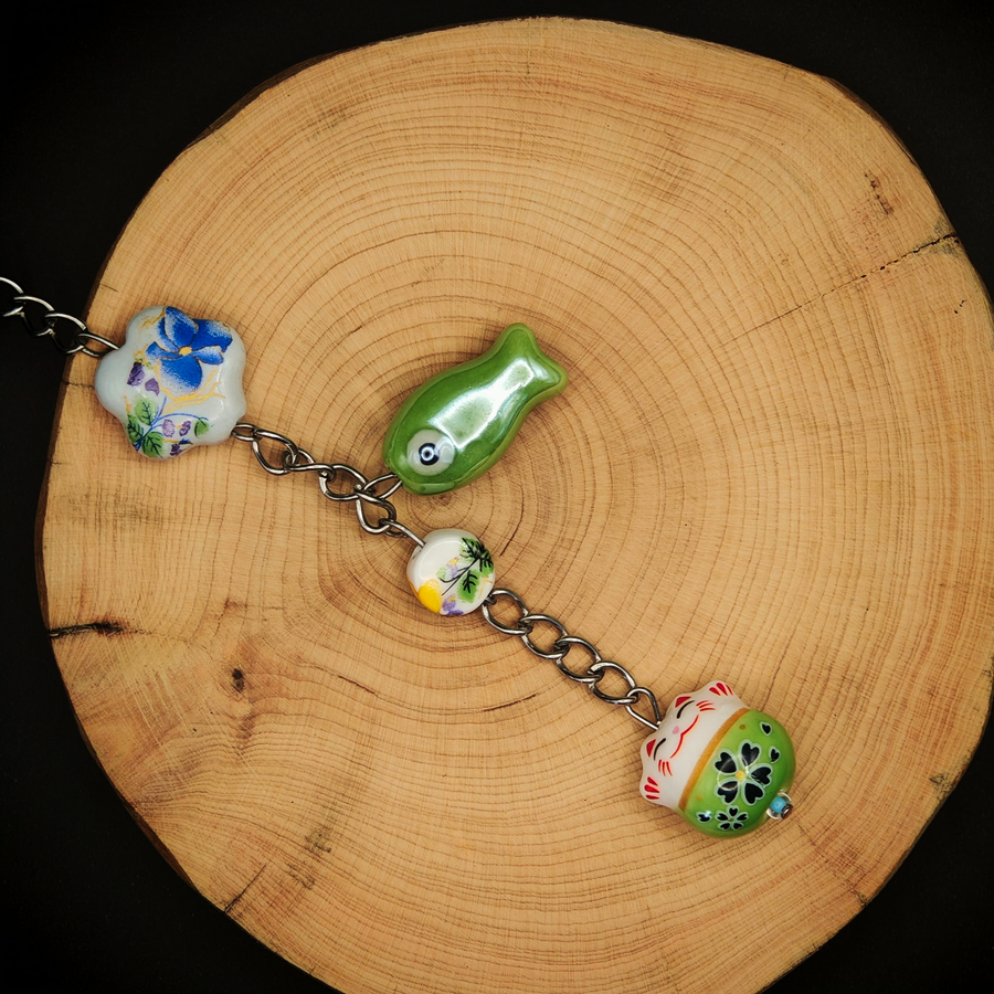 Bijou de thé - Chat de la chance