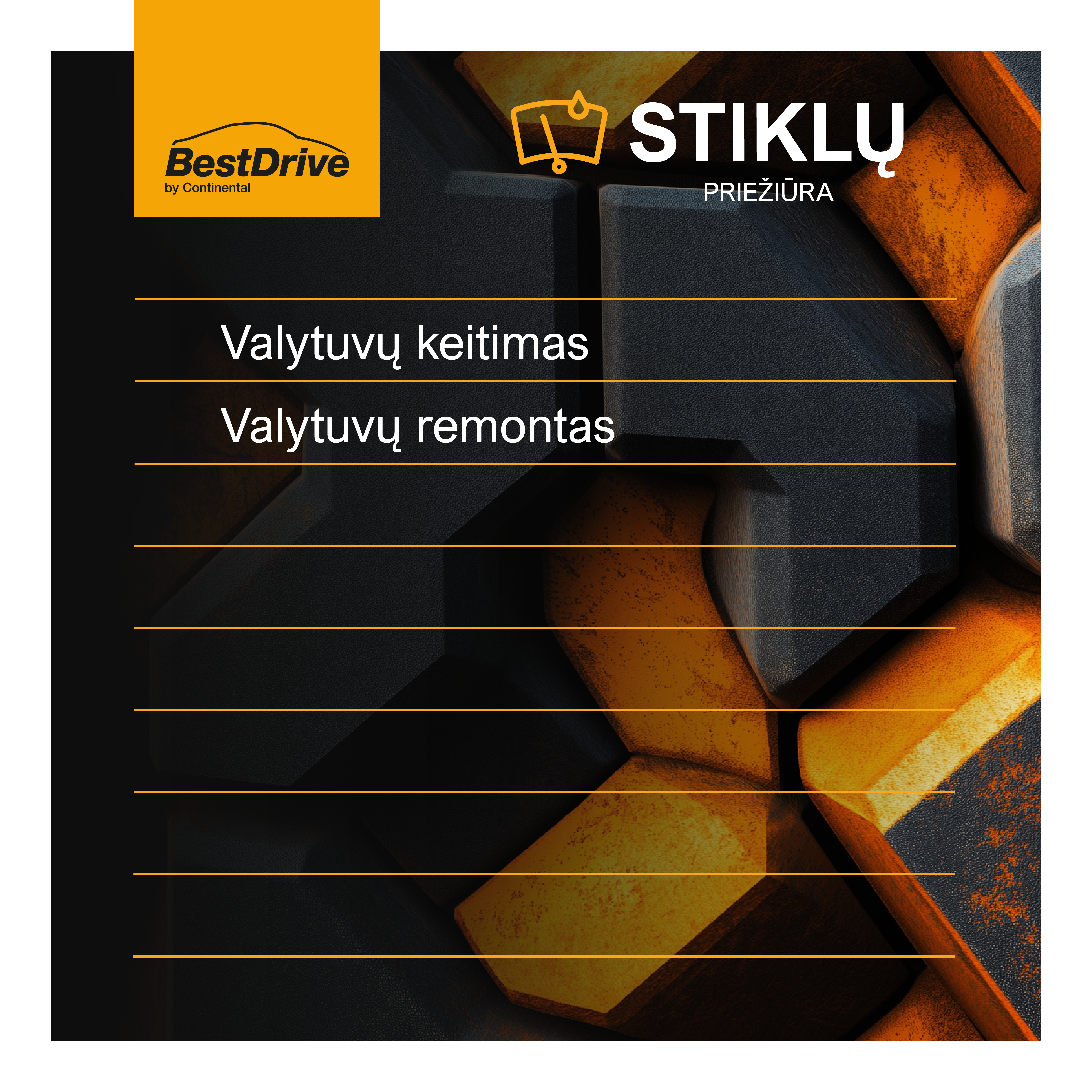 Stiklų priežiūra