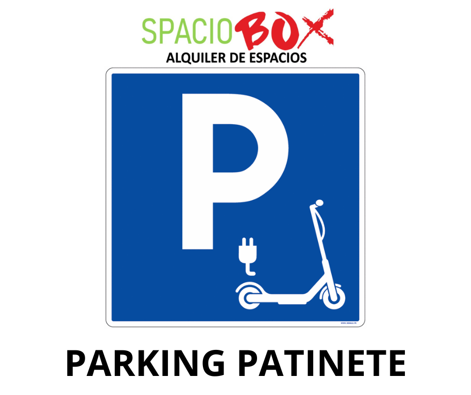 Parking para patinetes con carga gratis, IVA Incluido 