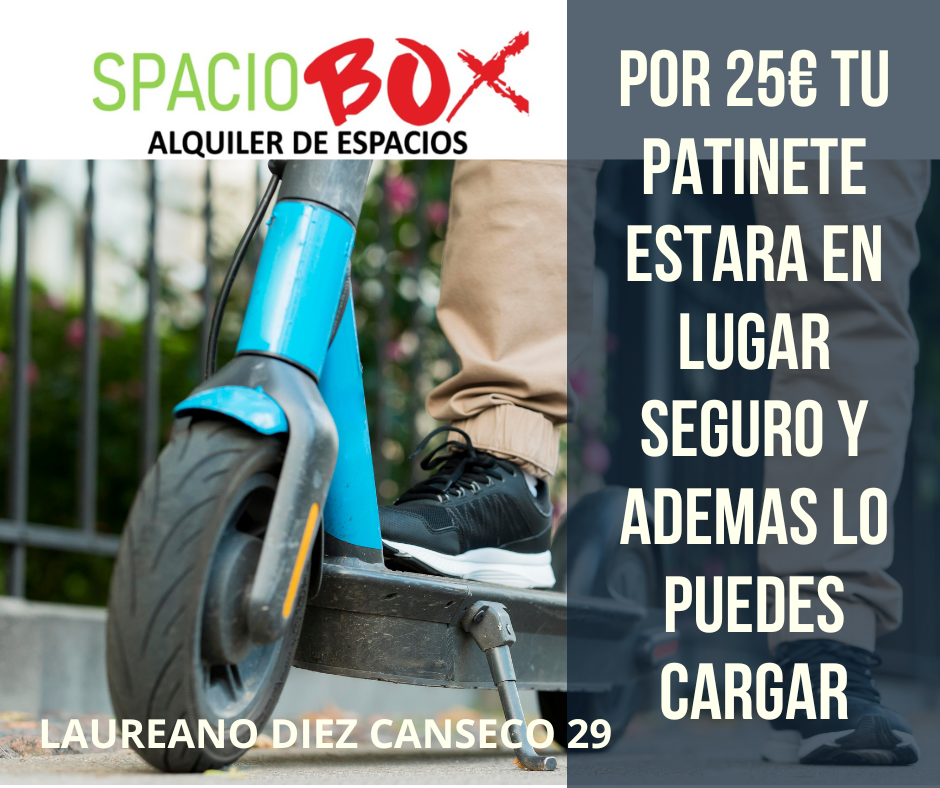 Parking para patinetes con carga gratis, IVA Incluido 