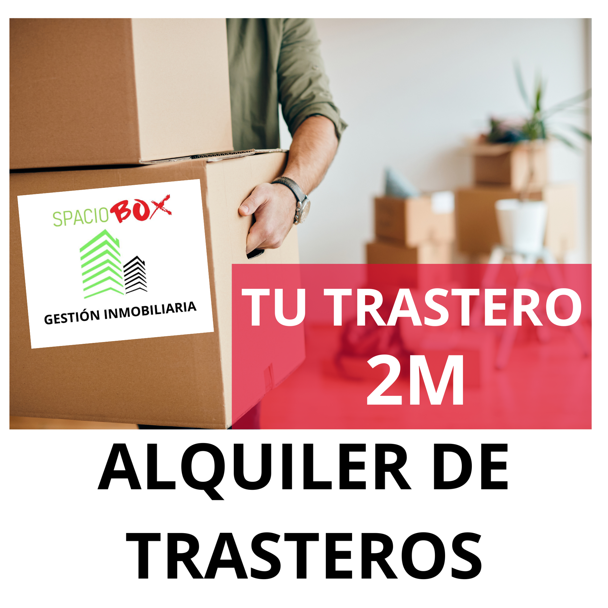 Alquiler de trastero 2 metros cuadrados IVA incluido 