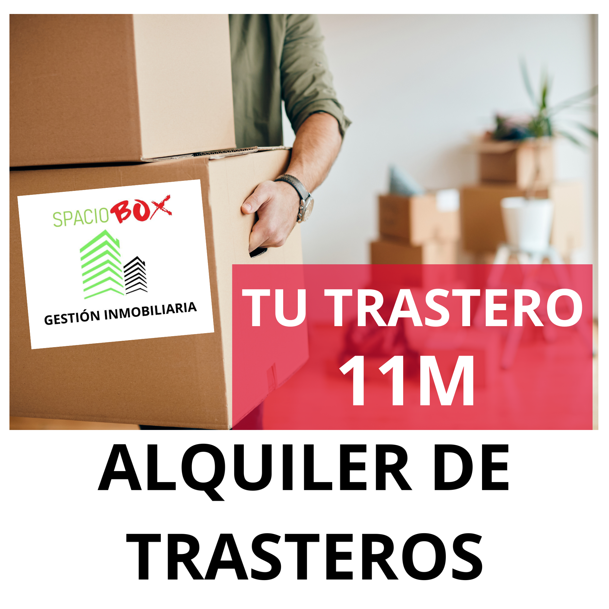 Alquiler de trastero 11 metros cuadrados IVA incluido 