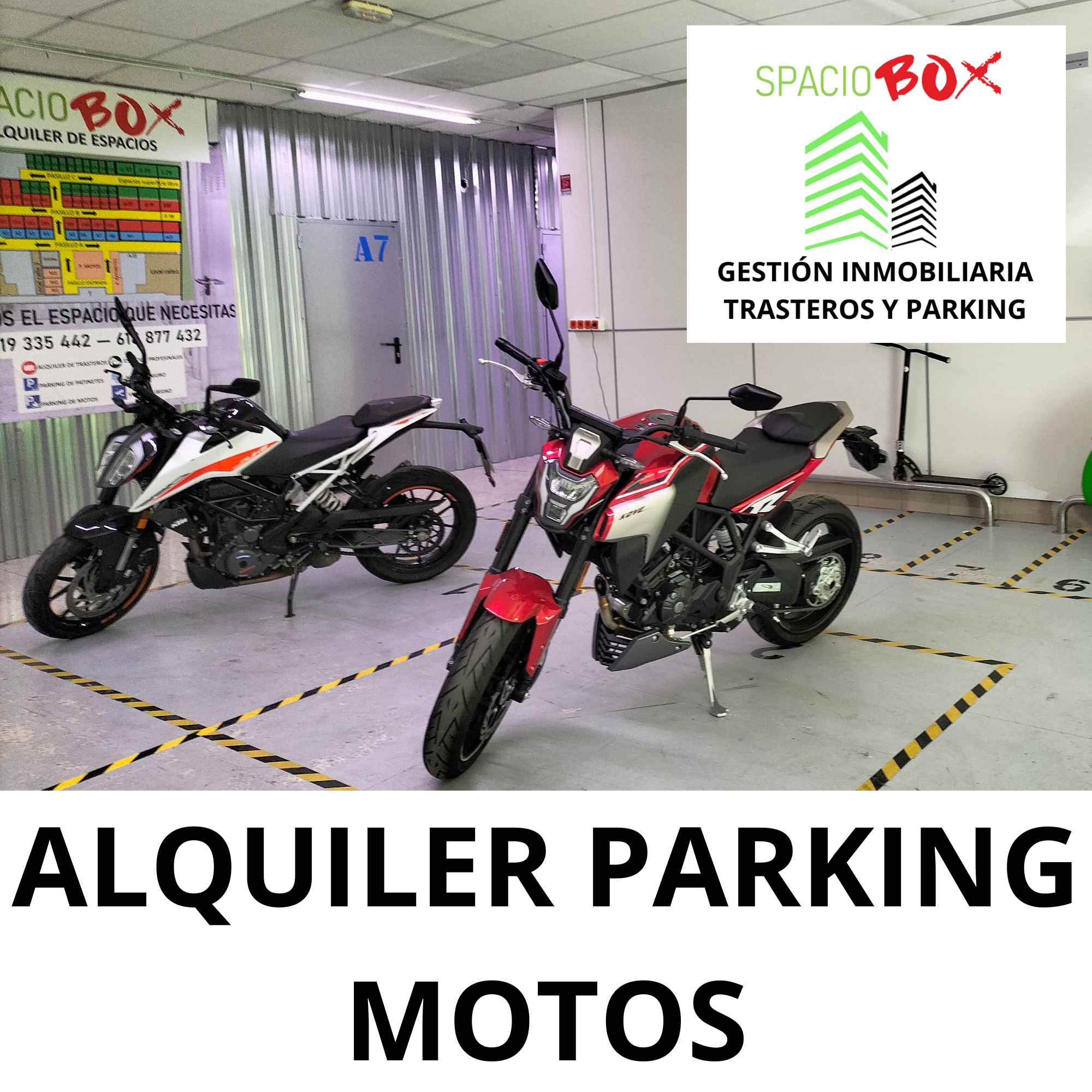 Parking para motos IVA incluido