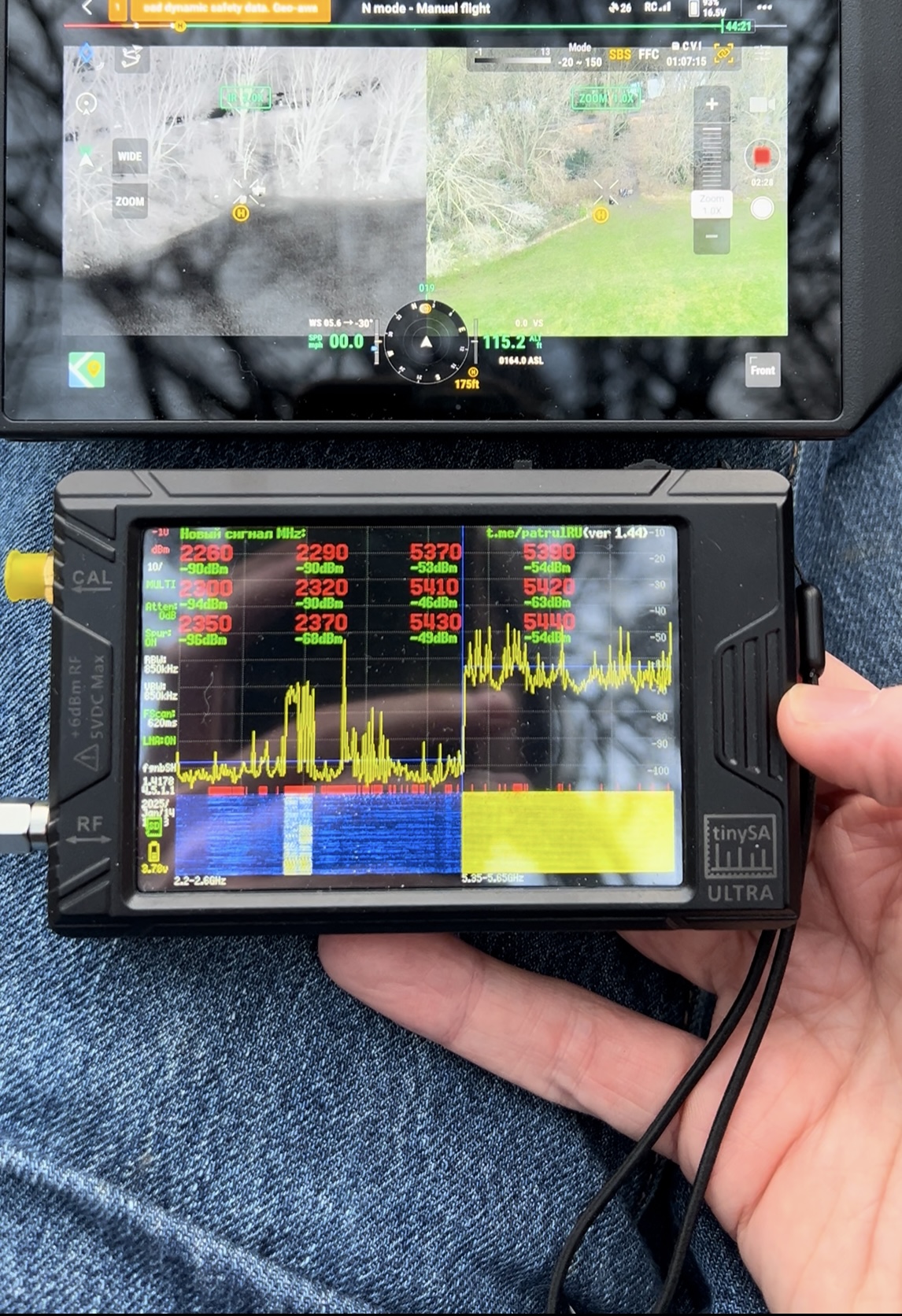 Tiny SA Ultra (Electronic Warfare) RusMil Firmware (v1.72)