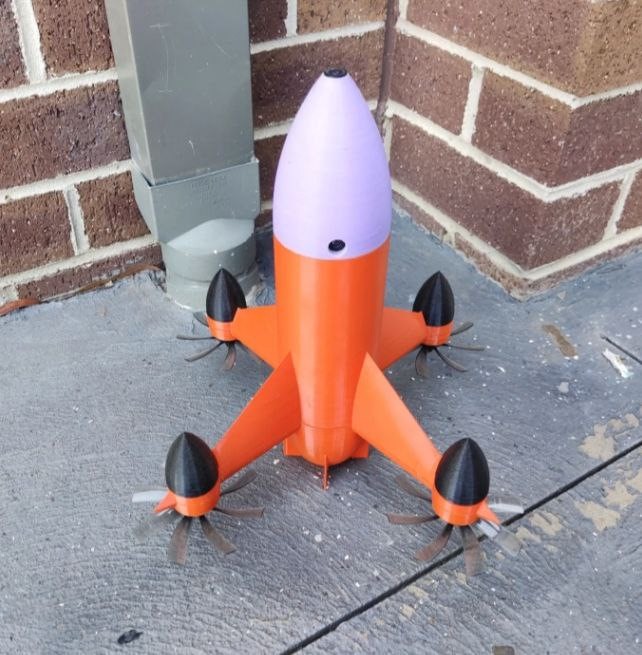 'Interceptor' Rocket Quadcopter 