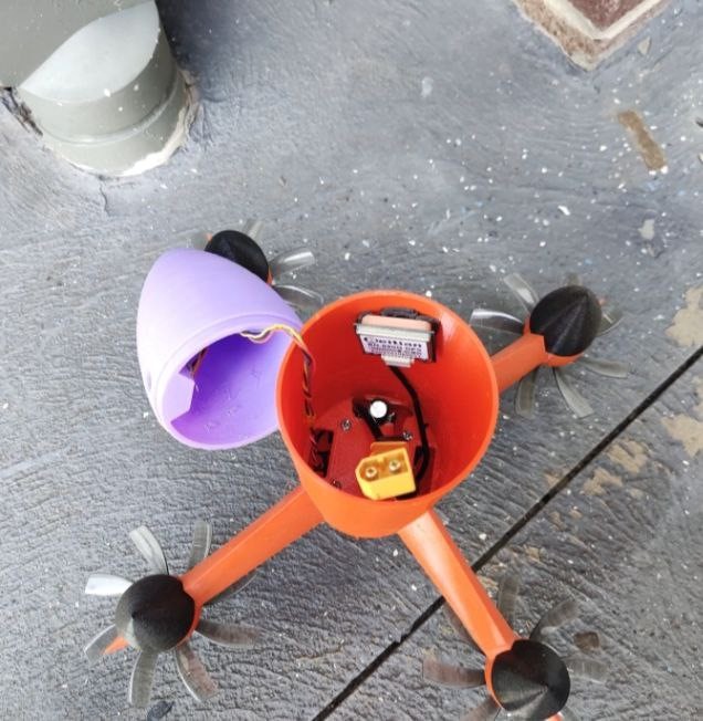 'Interceptor' Rocket Quadcopter 