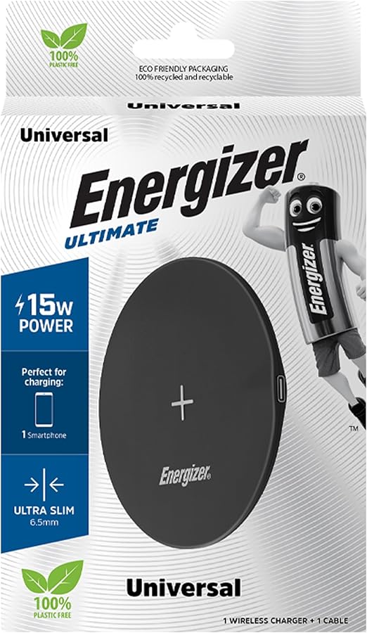 Energizer 15W Qi Wireless Charging Pad A15W Black