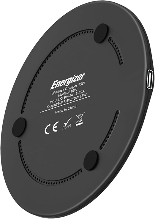 Energizer 15W Qi Wireless Charging Pad A15W Black