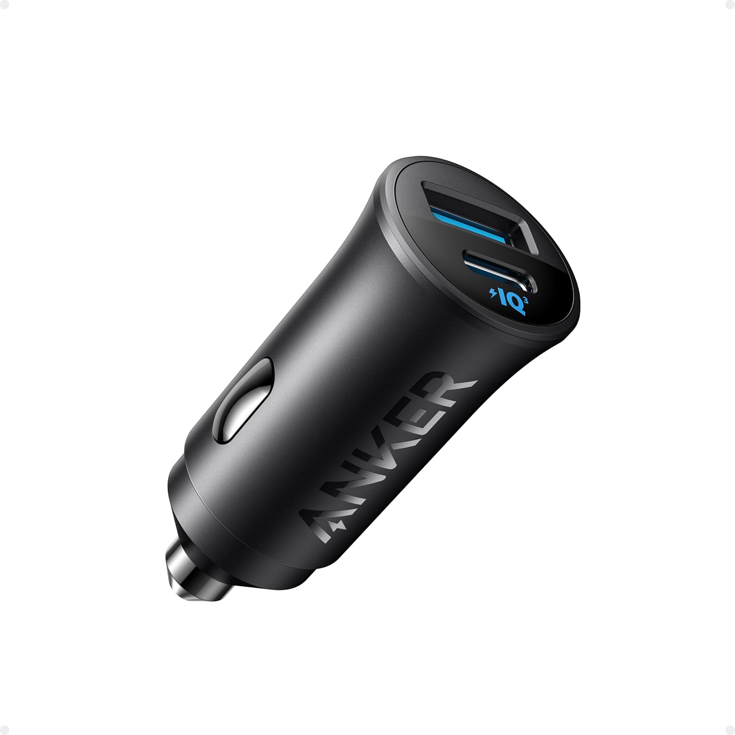 Anker USB-C Car charger - Power Delivery & QC3 - 38W - 1 USB-C & 1 USB-A