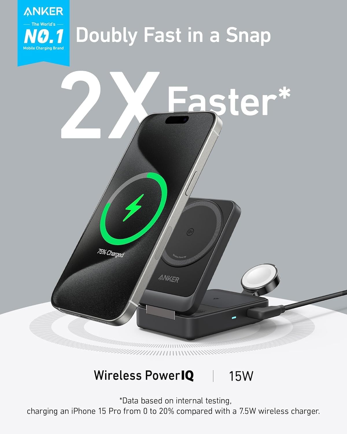 Anker MagGo Wireless Charging Station