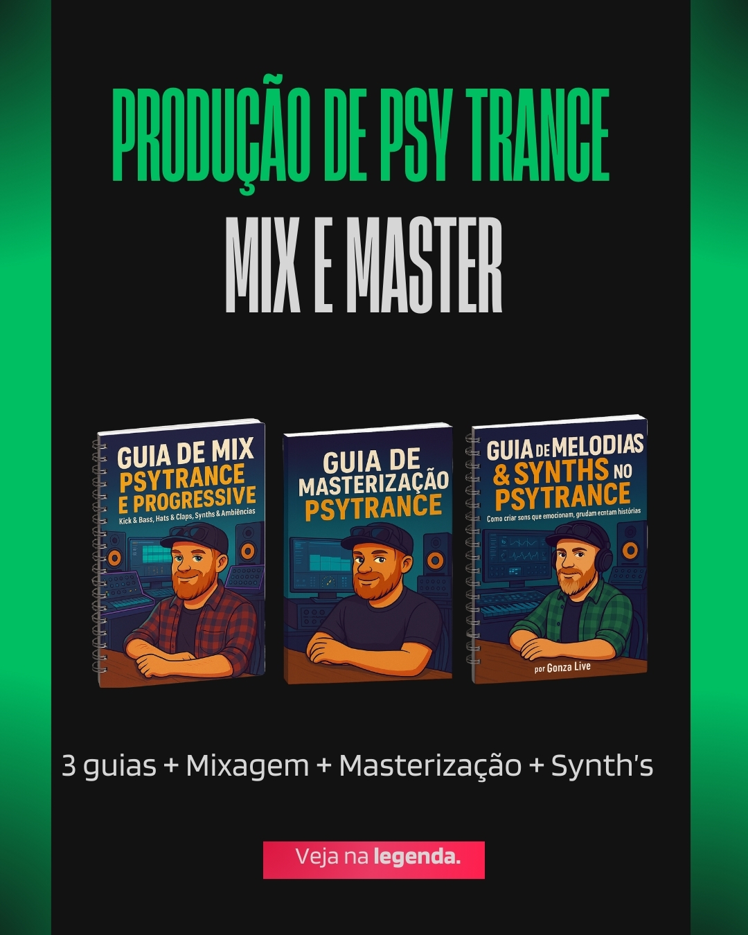 3 GUIAS DE MIX E MASTER + BRINDE PSY KICK