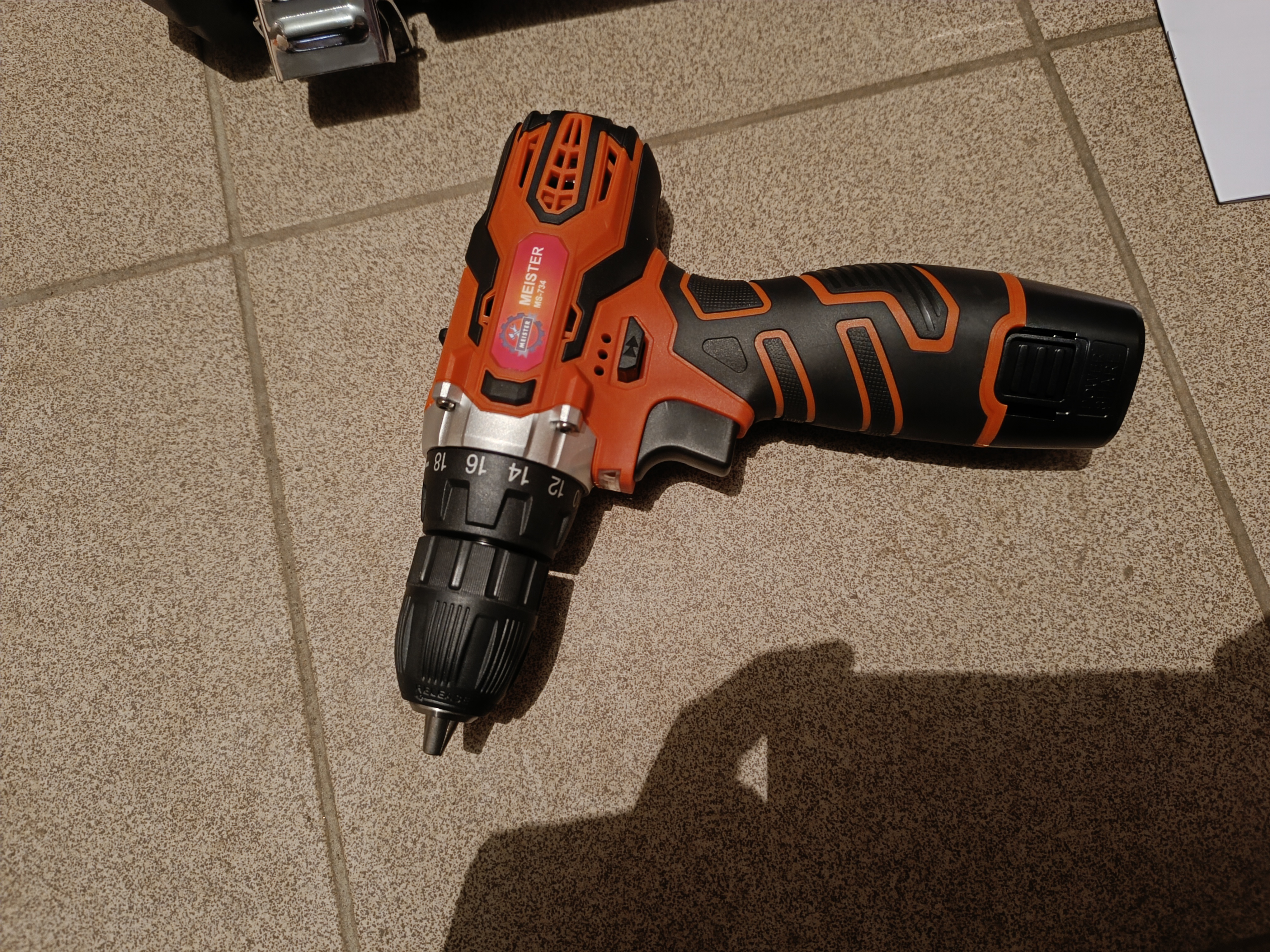 Akumuliatorinis suktuvas - gręžtuvas MEISTER MS-734