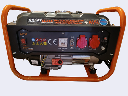 Benzininis elektros generatorius KRAFT&DELE KD160