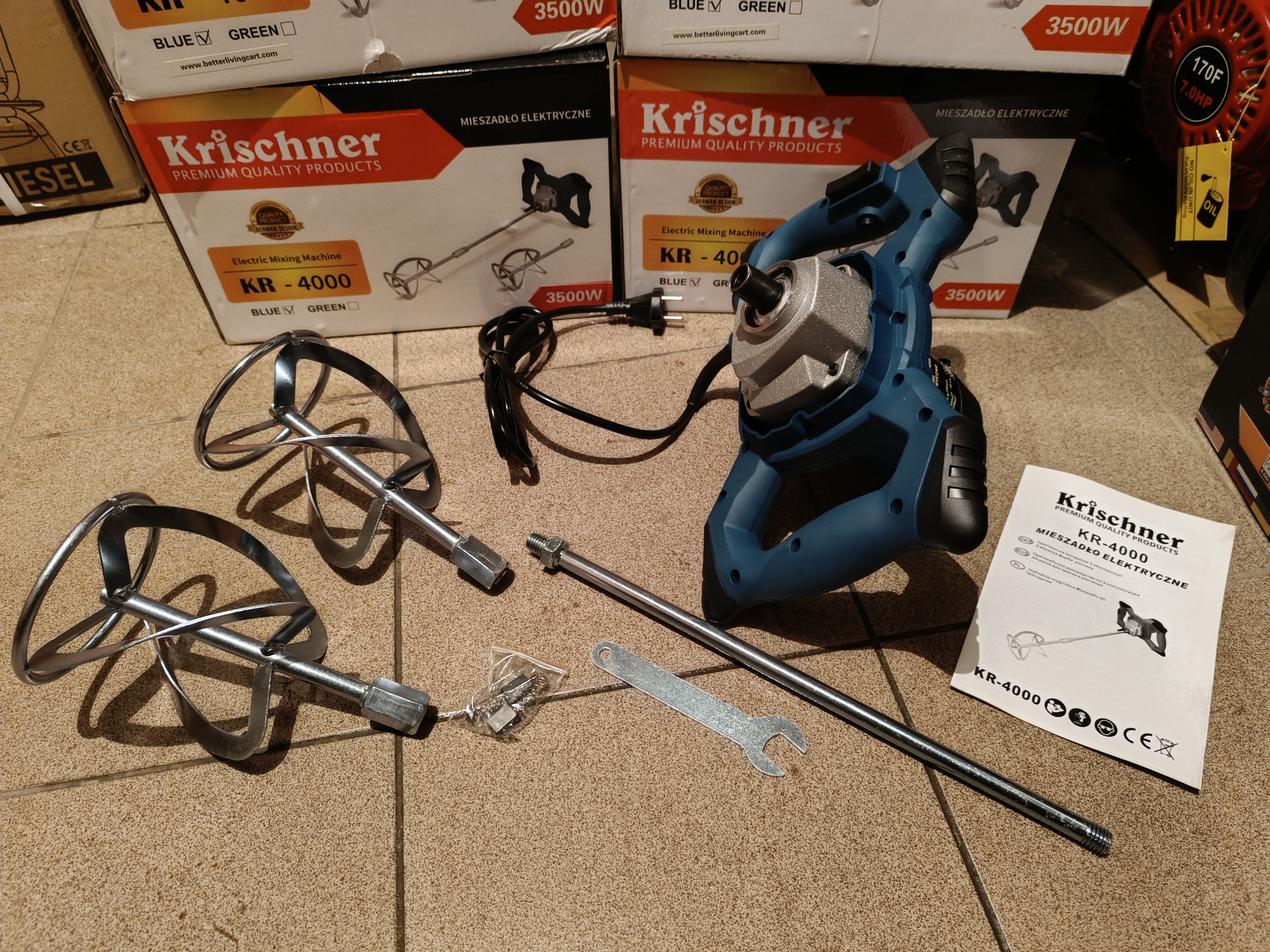 Statybinis mikseris KRISCHNER 3500W KR-4000