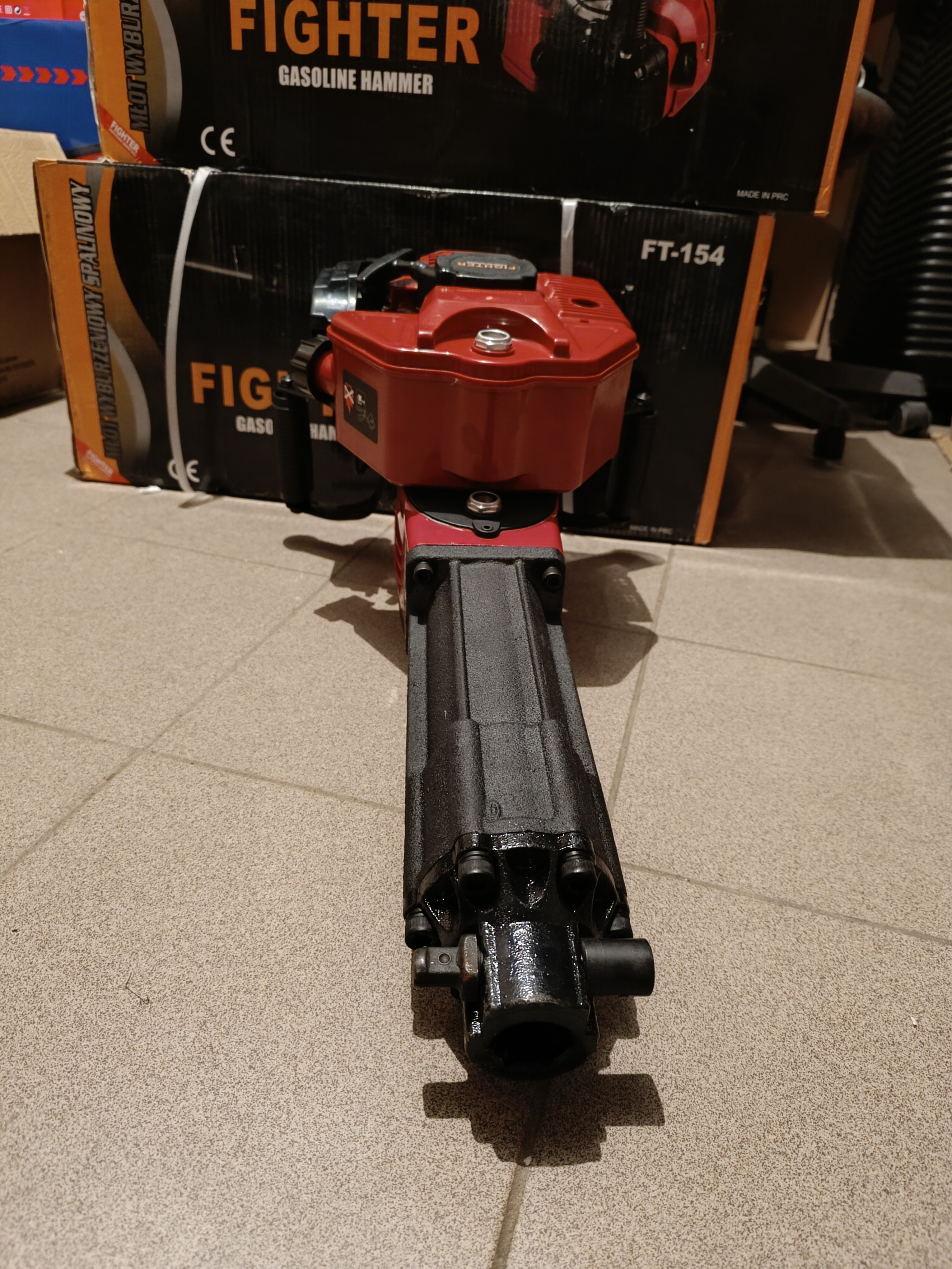 Benzininis atskėlimo plaktukas FIGHTER FT-154 1700 W