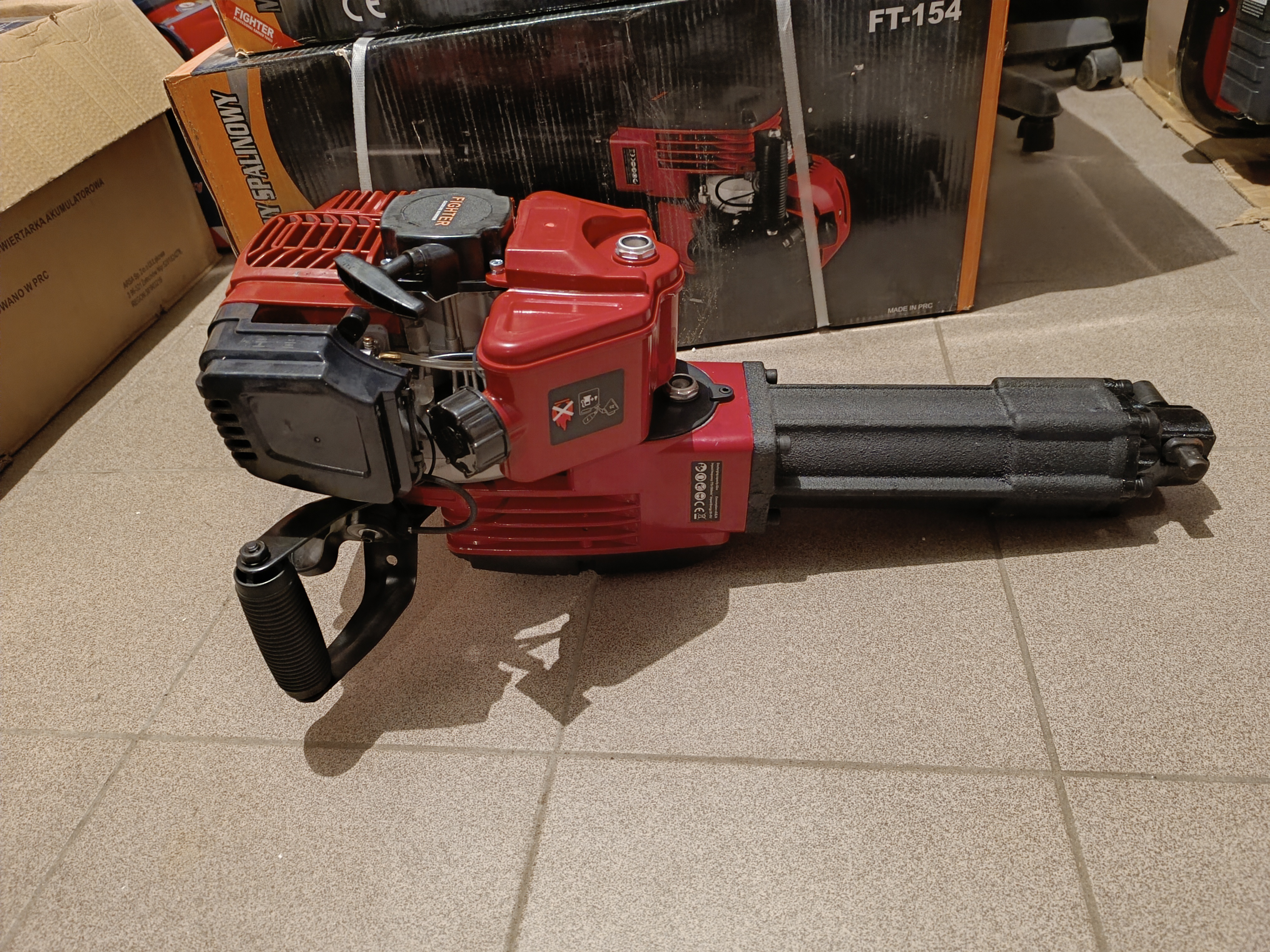 Benzininis atskėlimo plaktukas FIGHTER FT-154 1700 W