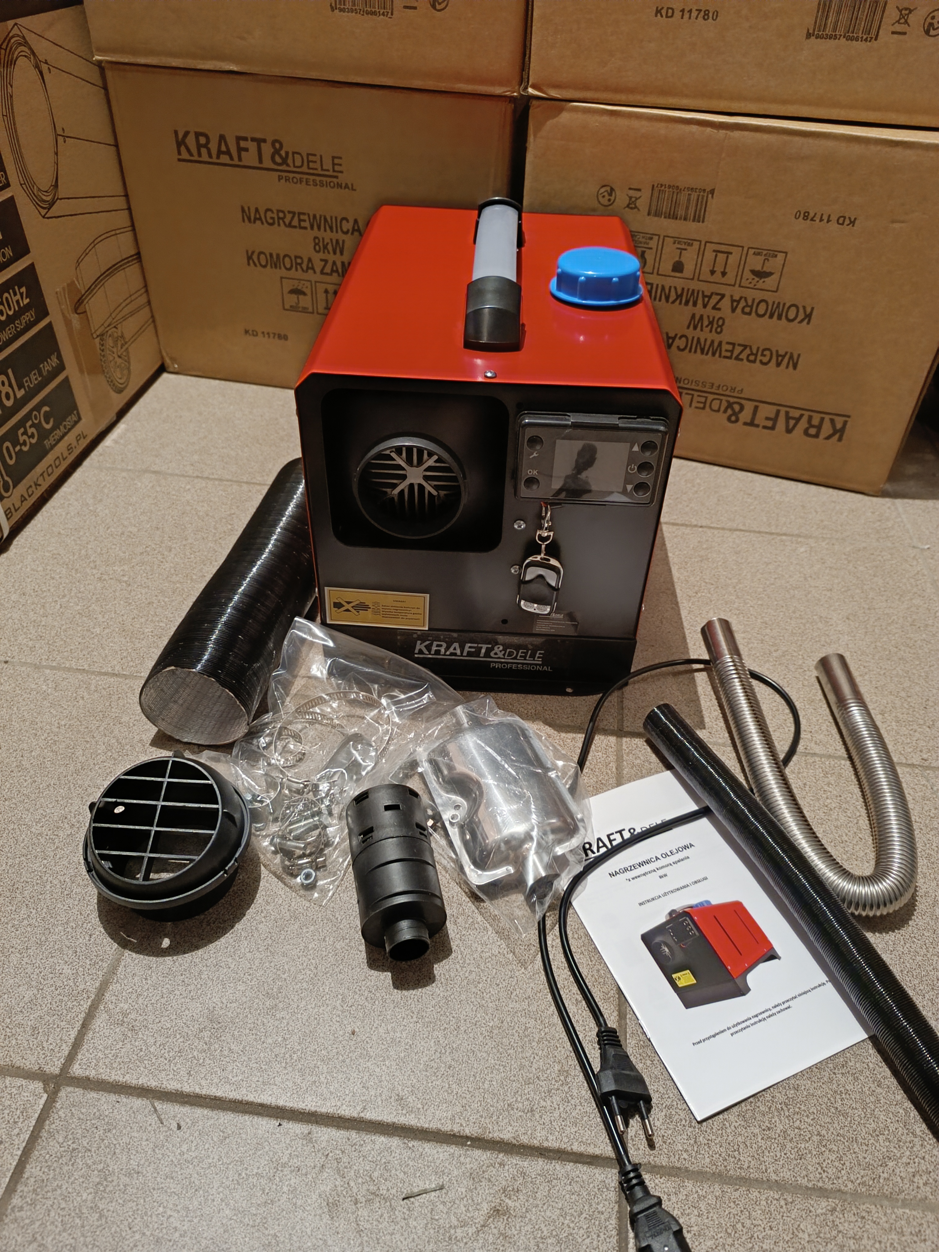 Dyzelinis šildytuvas 8kw kraftdele KD11780