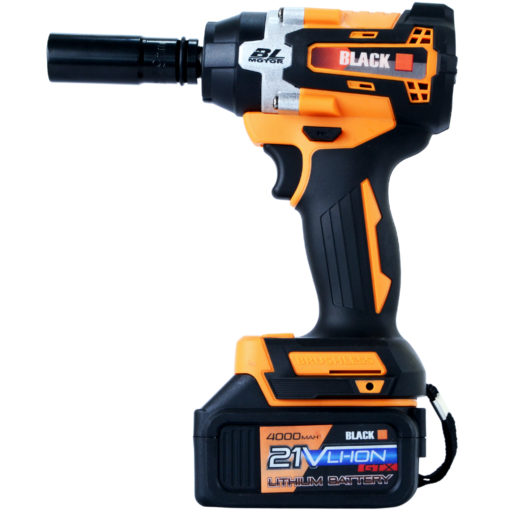 Akumuliatorinis smūginis veržliasukis BLACK 24V 4Ah