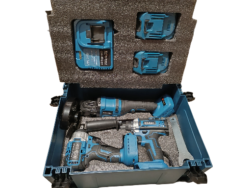 Akumuliatoriniu įrankių komplektas 3in1 Krischner 88V 6.0Ah