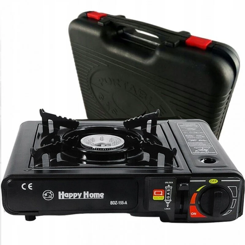 Turistinė dujinė viryklė + 4 dujų balionėliai