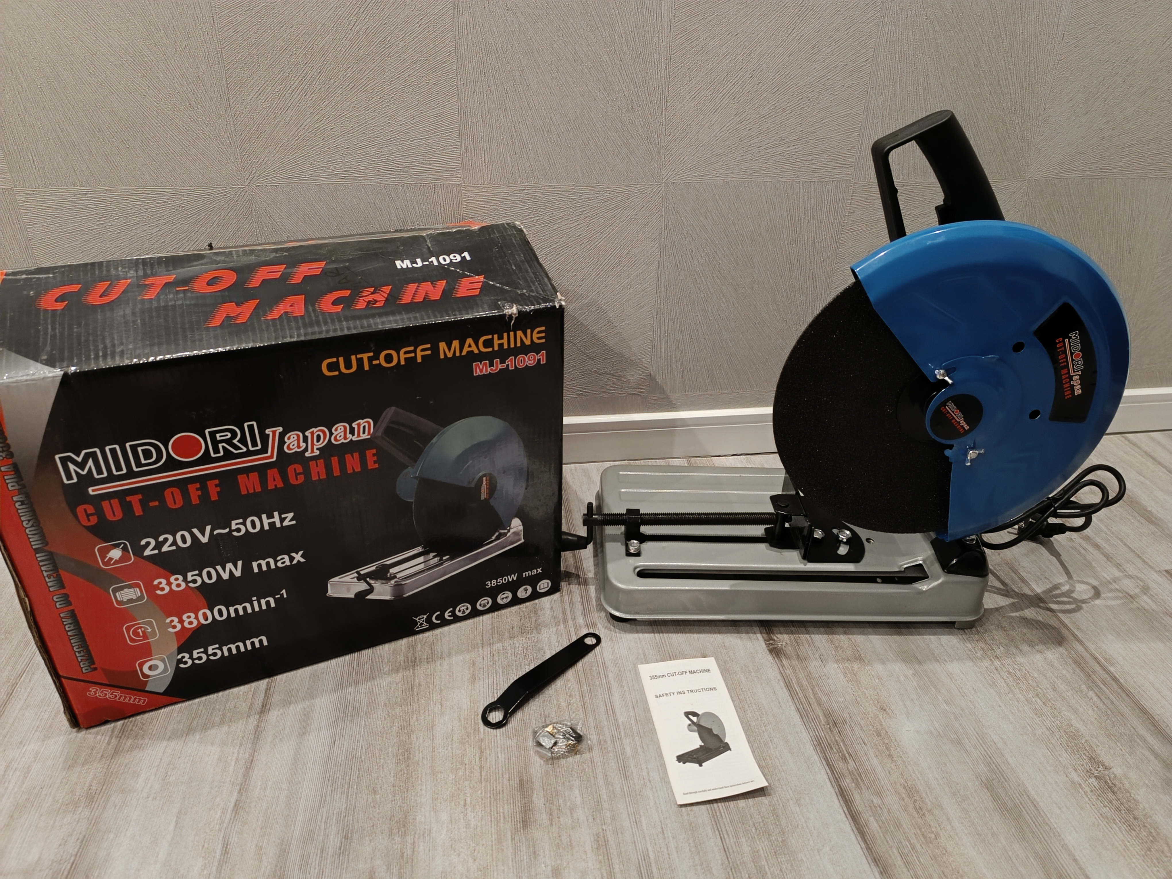 Metalo pjovimo staklės 3850W MIDORI JAPAN MJ-1091