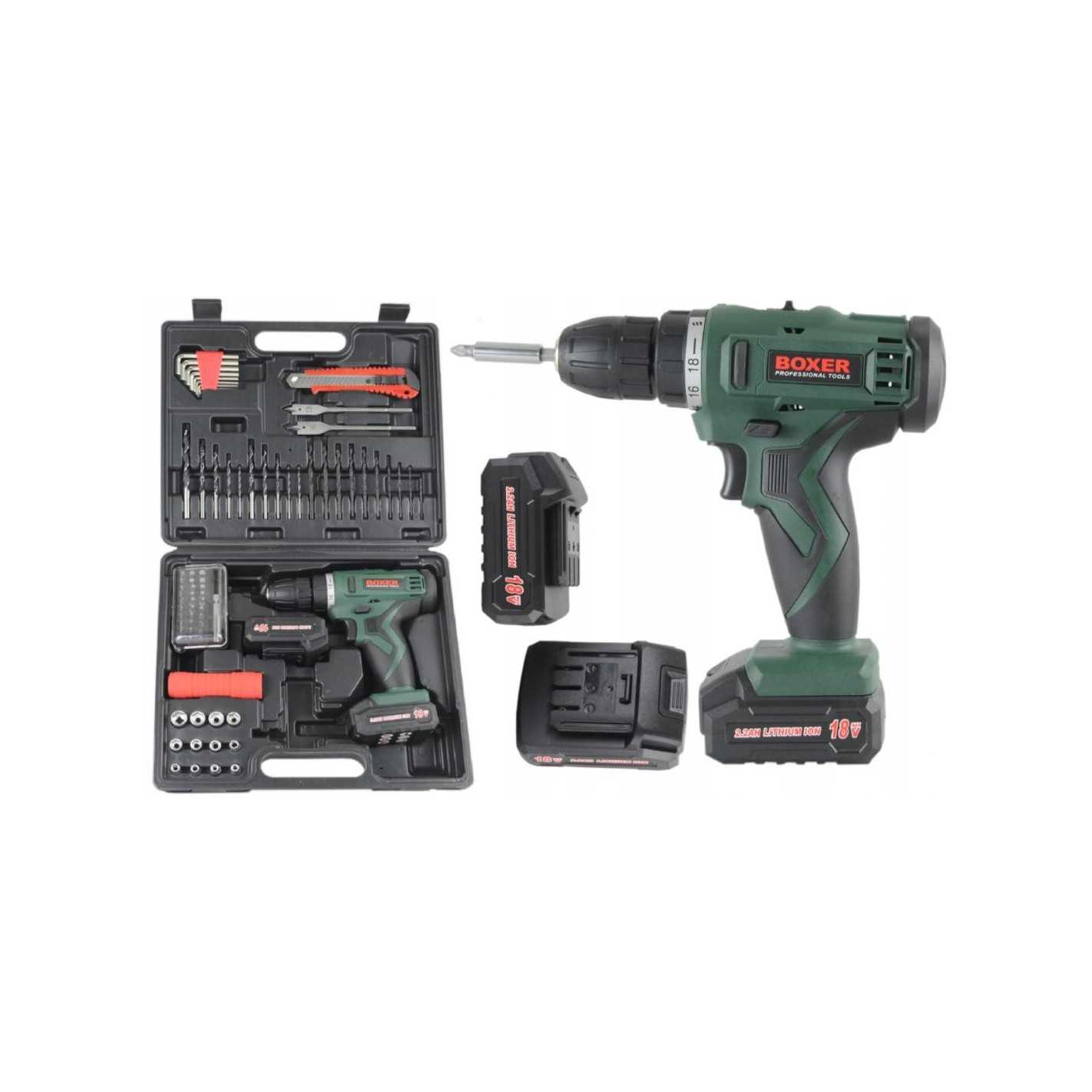 Akumuliatorinis suktuvas-gręžtuvas BOXER BX-174