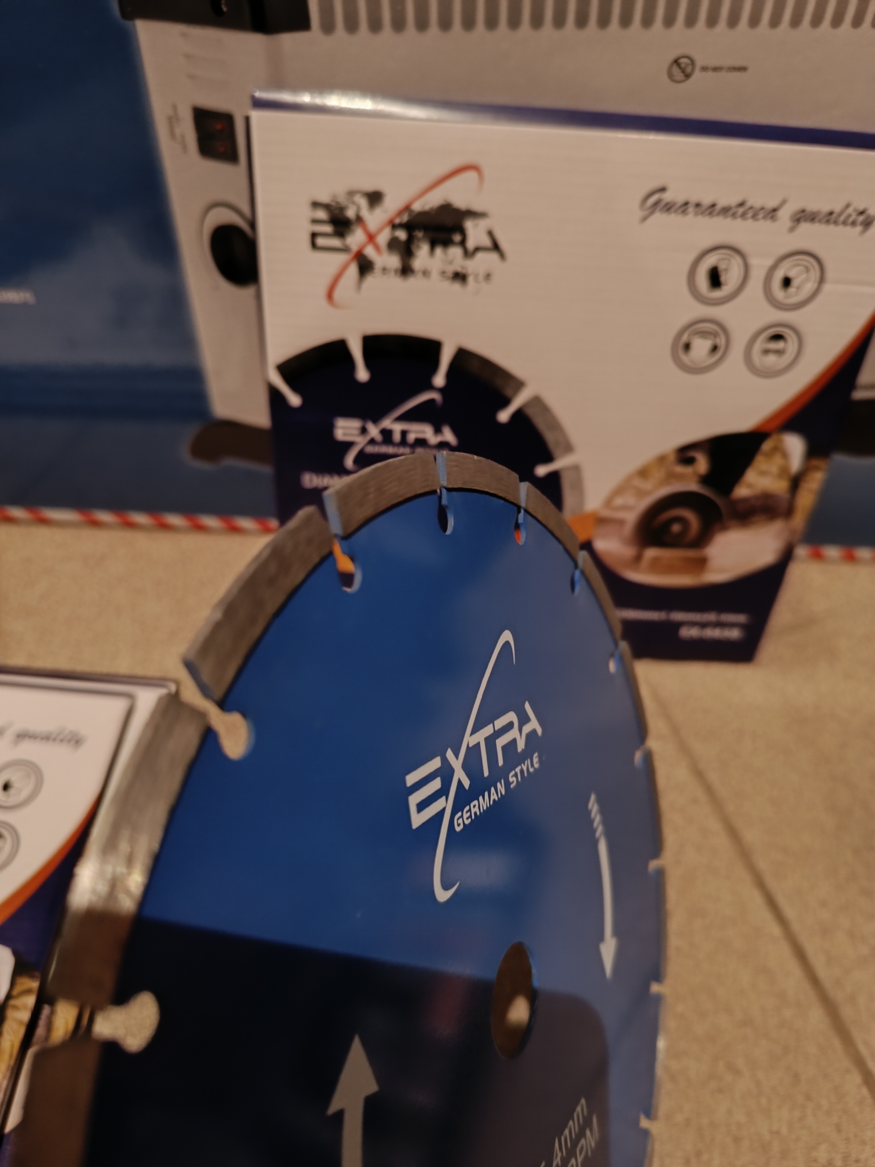 Deimantinis akmens ir betono pjovimo diskas EXTRA GERMAN STYLE 230mm