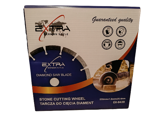 Deimantinis akmens ir betono pjovimo diskas EXTRA GERMAN STYLE 230mm