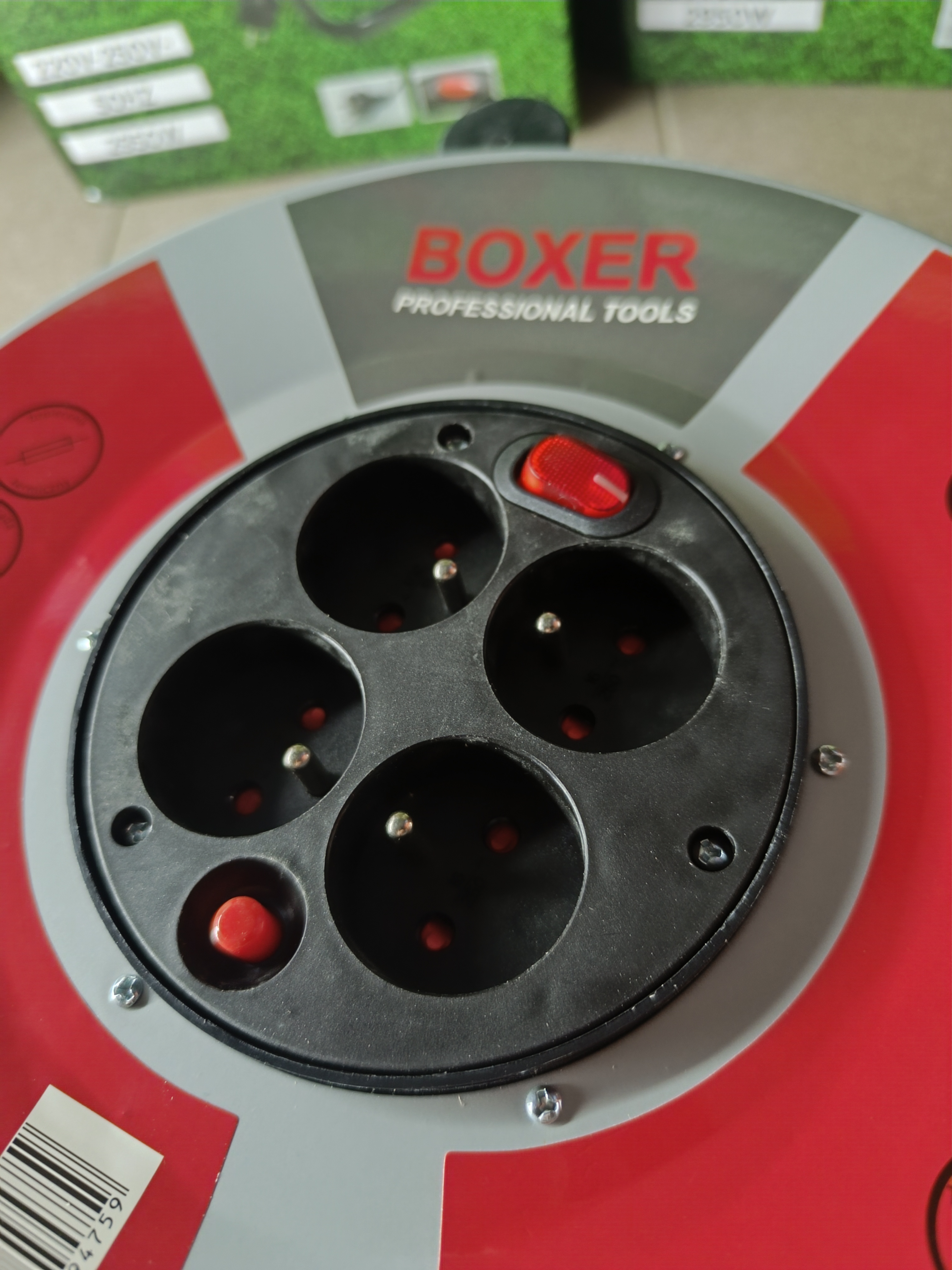 Prailgintuvas su rite 50m, 3Gx2.5mm², 2950w BOXER BX-752