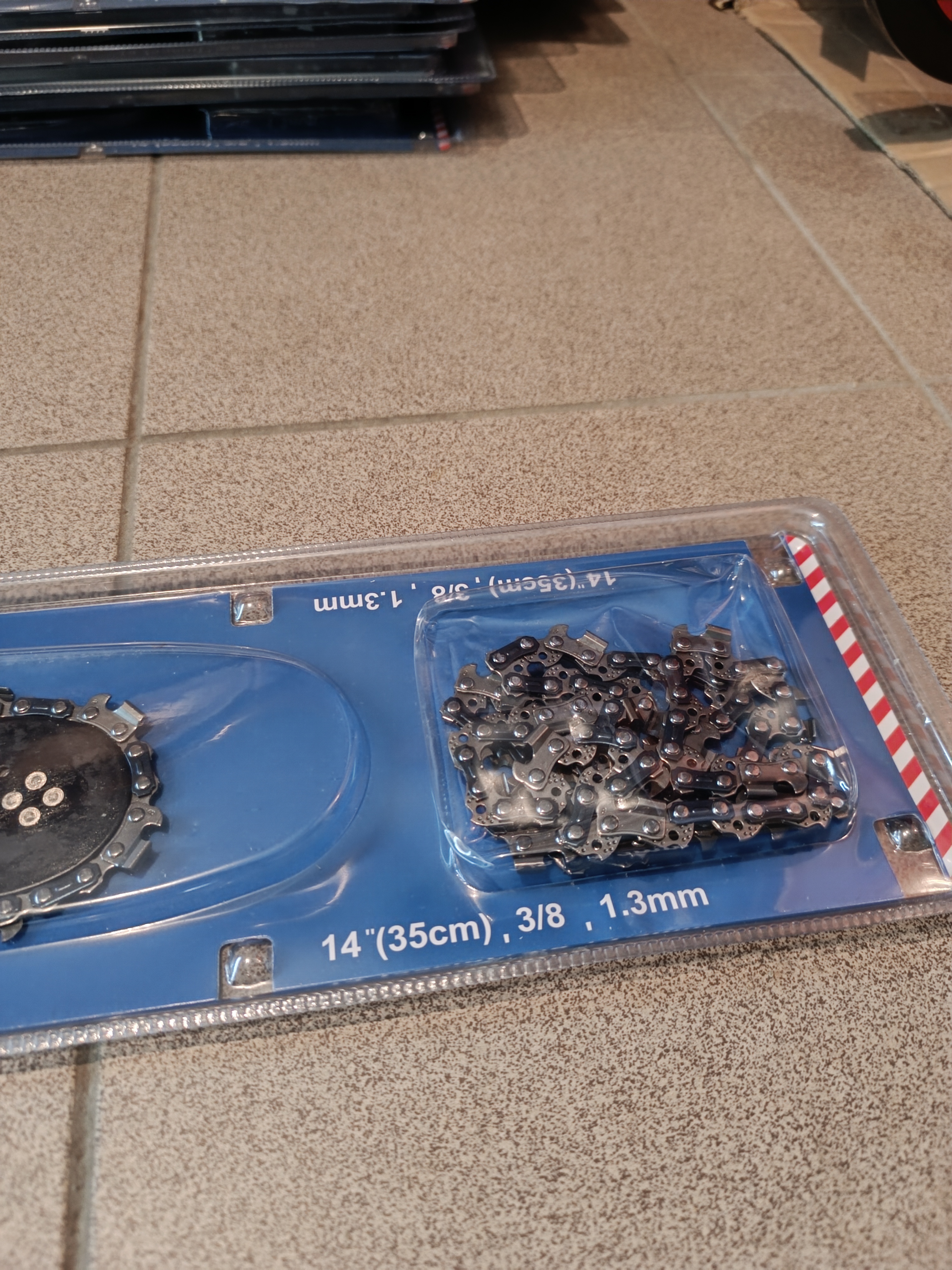 Šina + 2 grandinės 14'' 35cm BOXER BX-3304