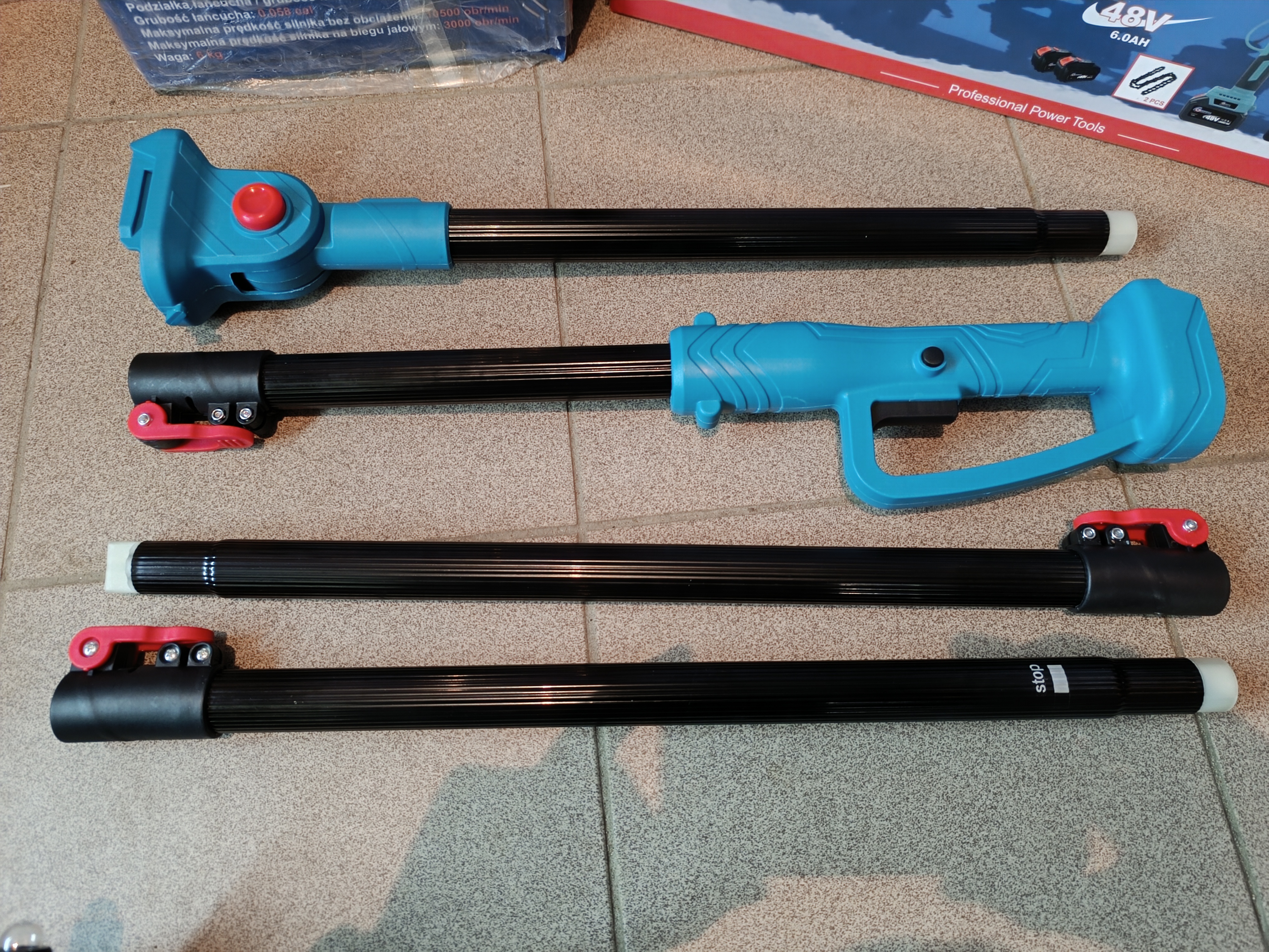 Teleskopinis Pjūklas + Sekatorius 48V 6.0Ah RANGERS RS-6011