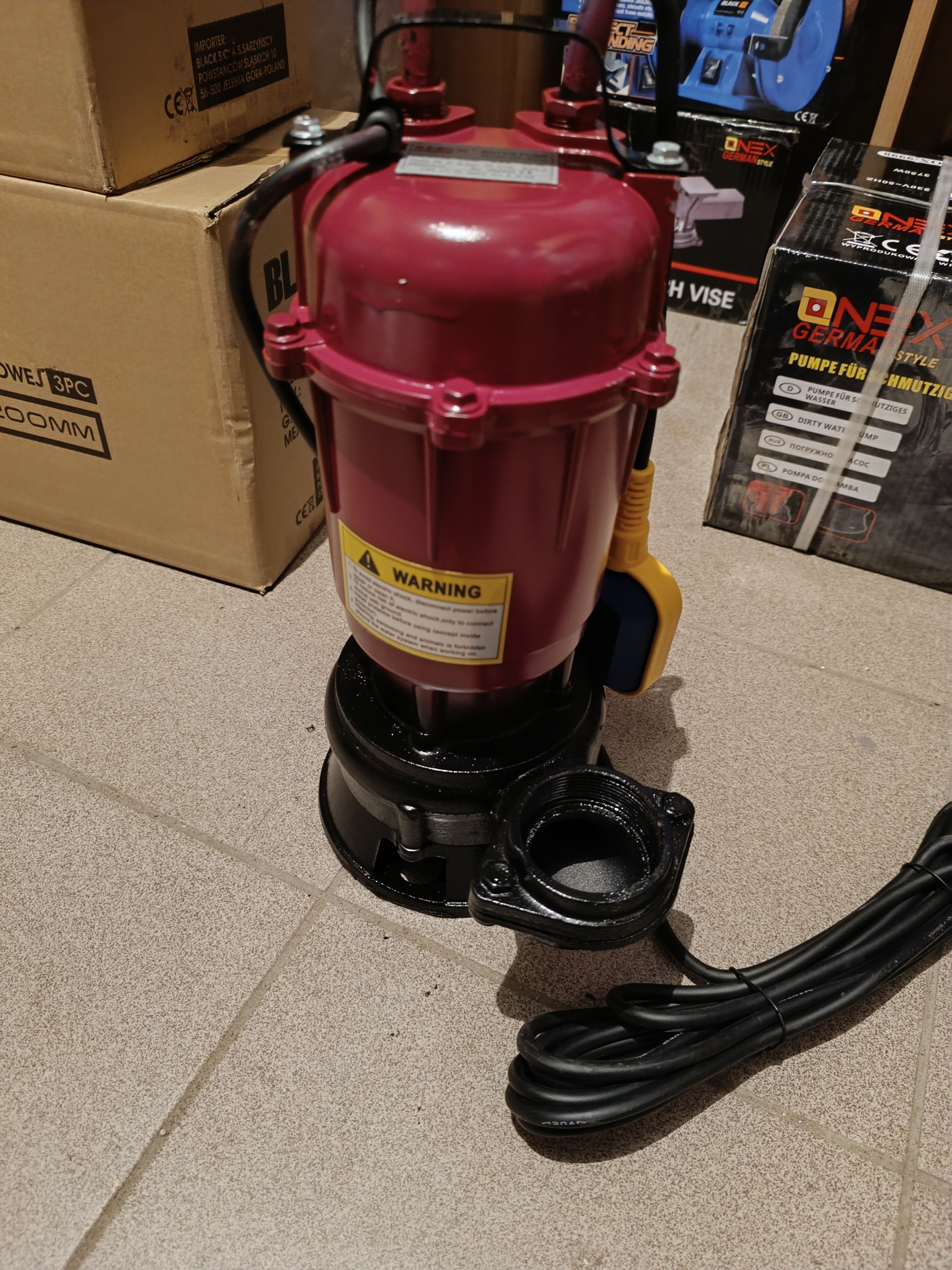 Panardinamas nuotekų siurblys 3750W ONEX OX-9998