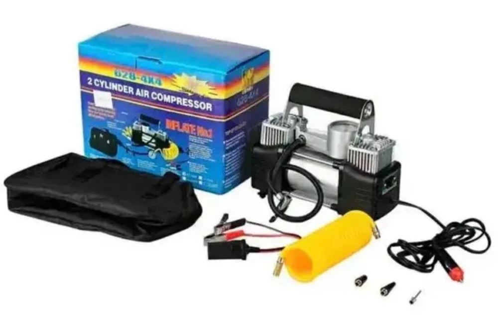 2 Cilindrų Automobilinis oro kompresorius 12V