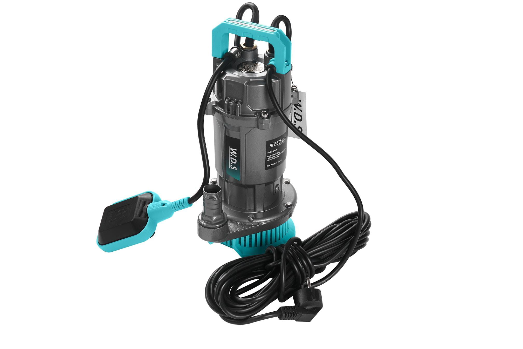 Vandens siurblys 2200W 1" 15000l/h + plūdė WDS2426