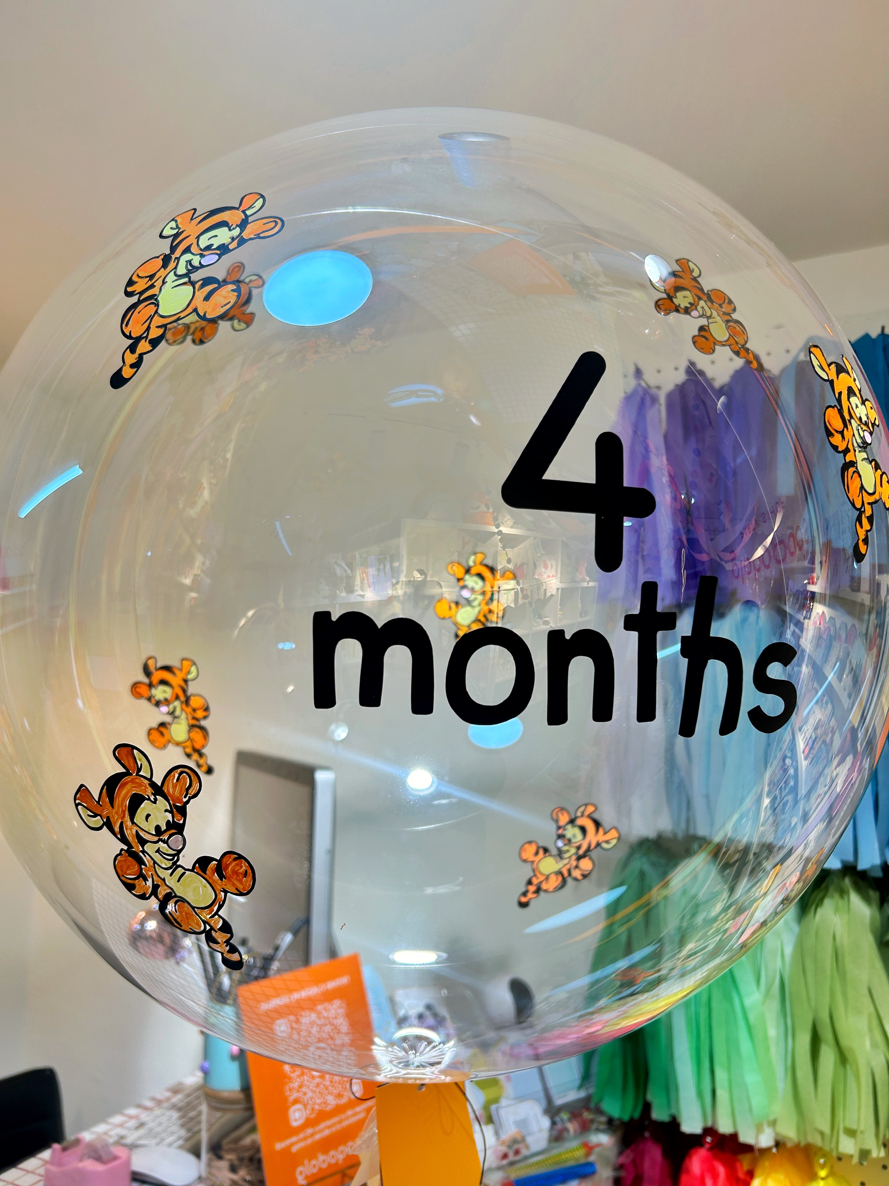 Globo burbuja meses Tigger
