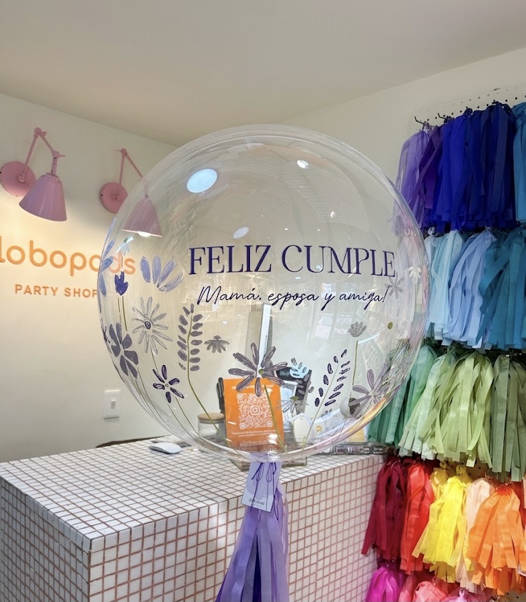 Globo Feliz Cumple Lavanda