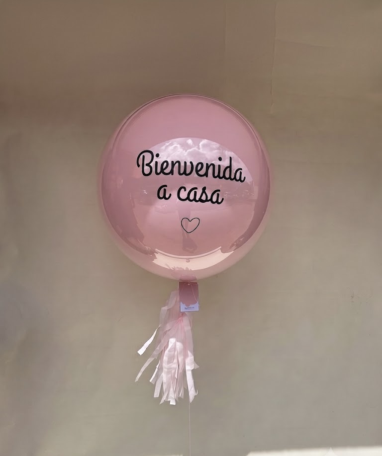 Globo Bienvenida Rosa 