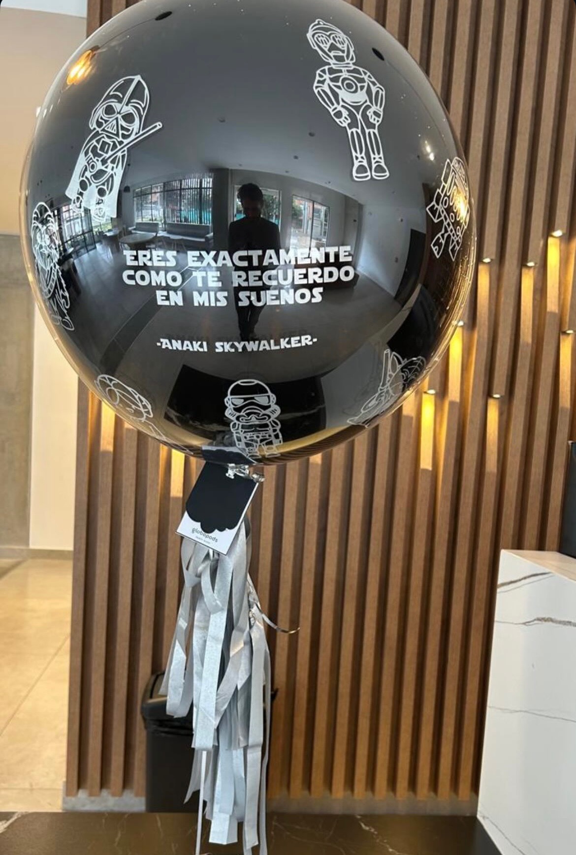 Globo Star Wars Negro