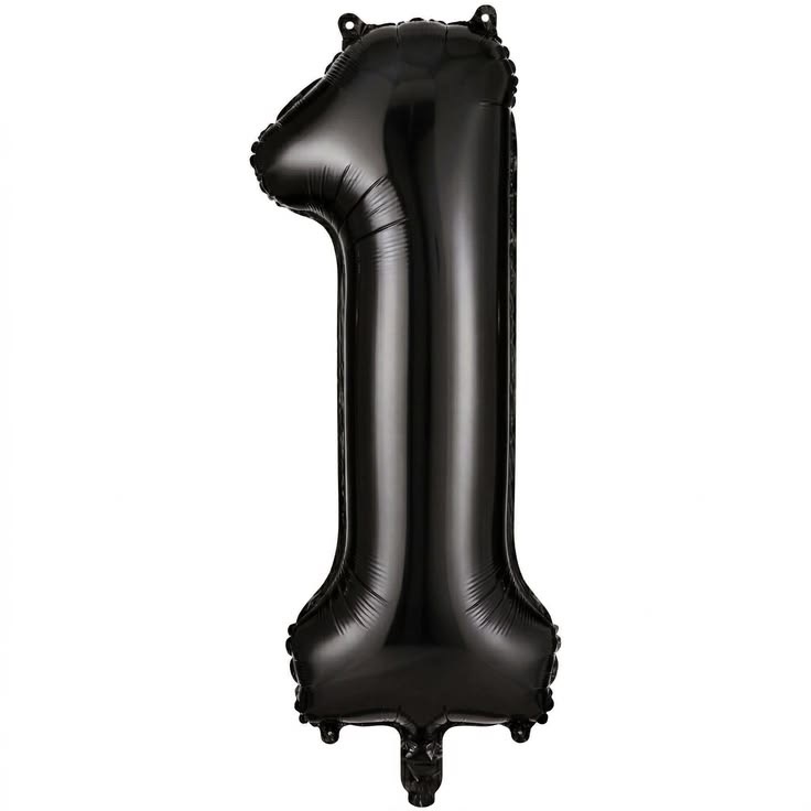 Globos metalizados negro