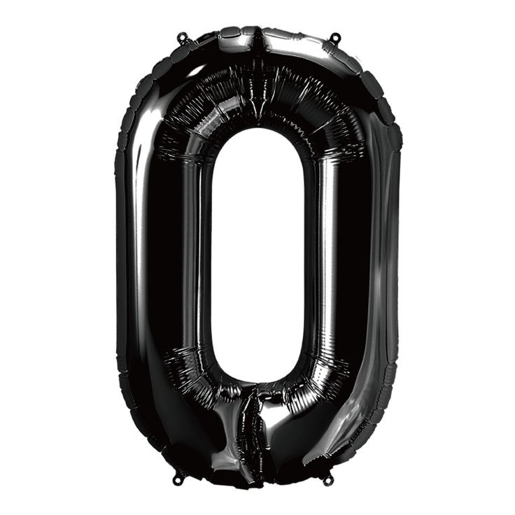 Globos metalizados negro