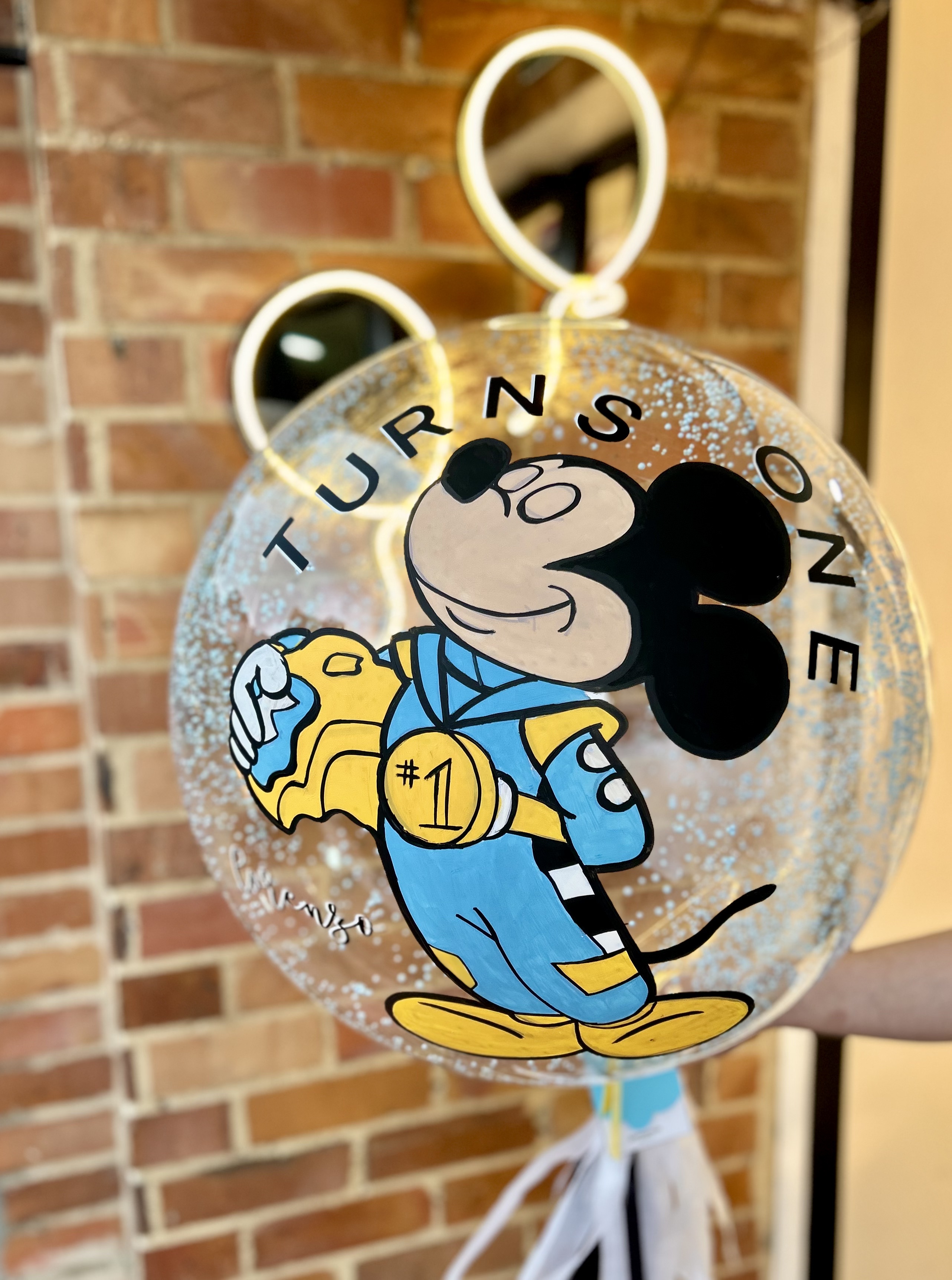 Globo Pepitas Mickey Mouse
