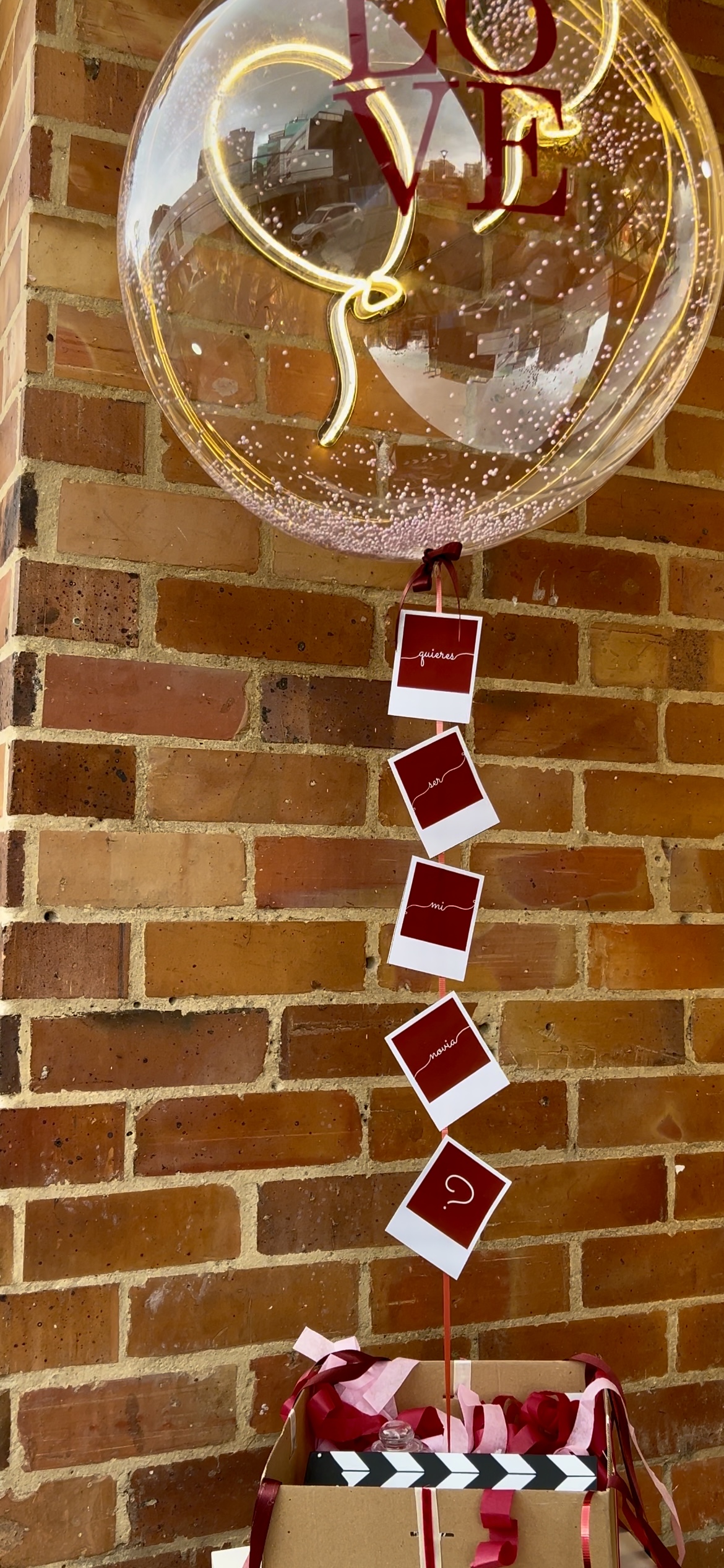 Globo sorpresa en helio 