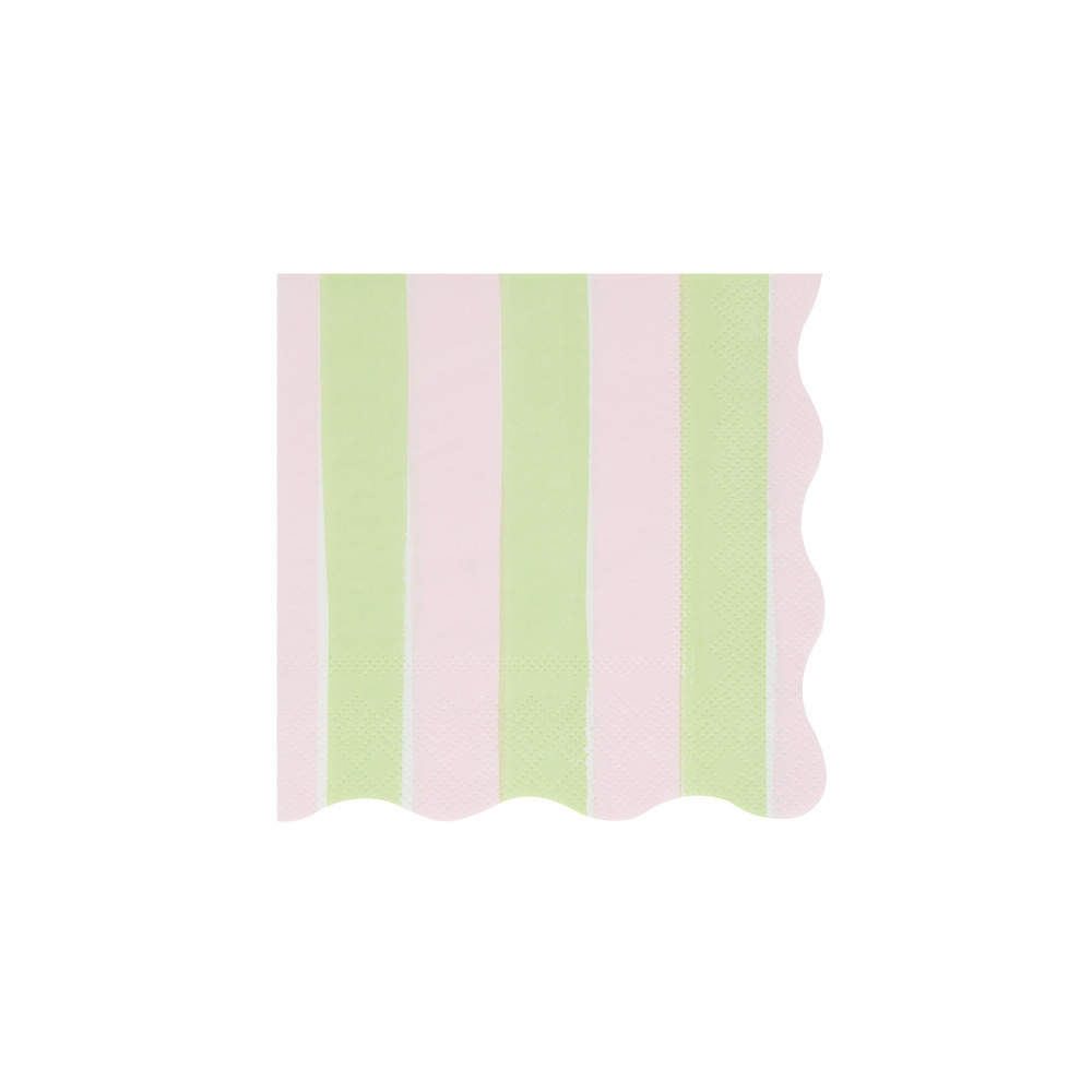 Servilletas Grandes Rayas Pastel