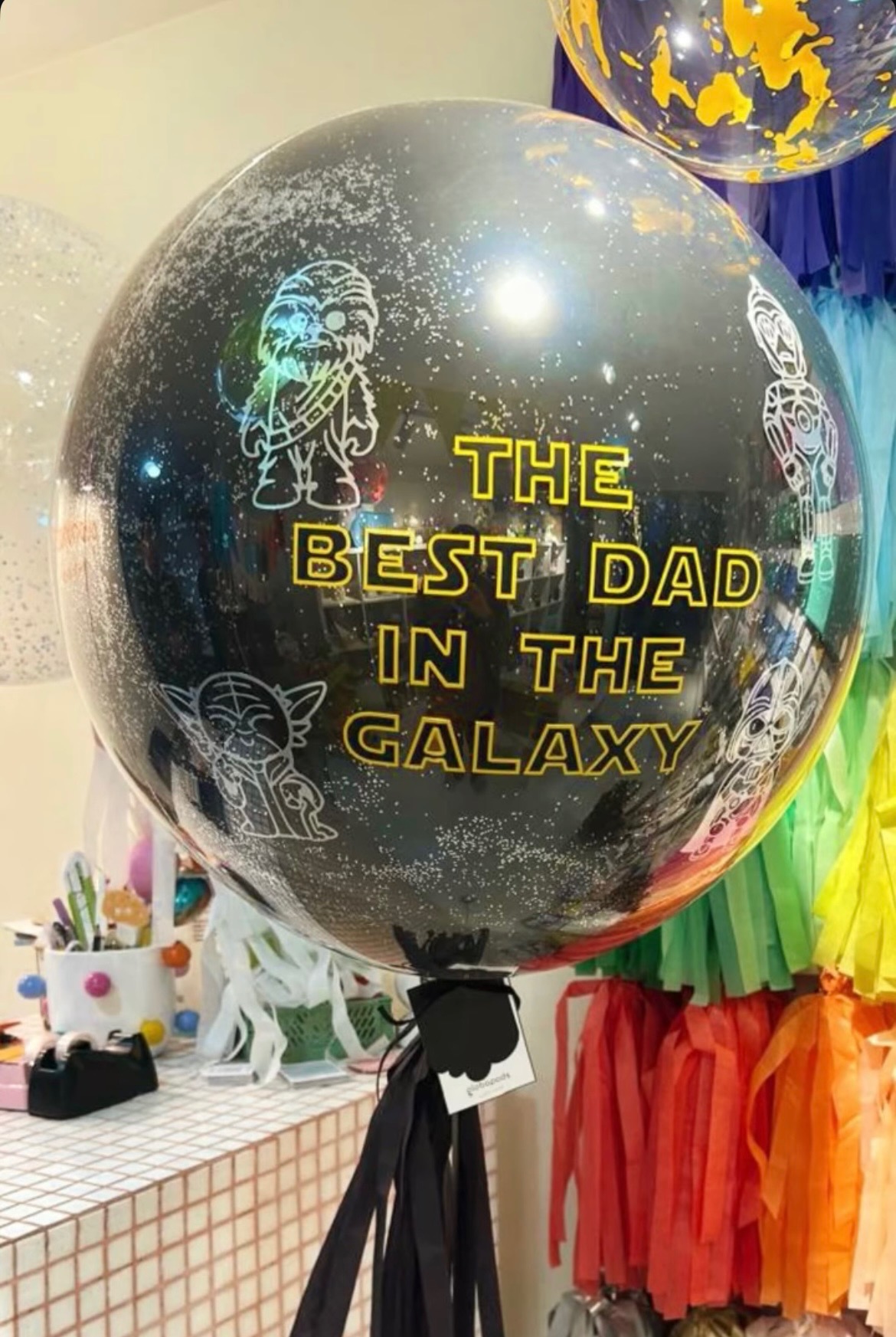 Globo Star Wars Negro