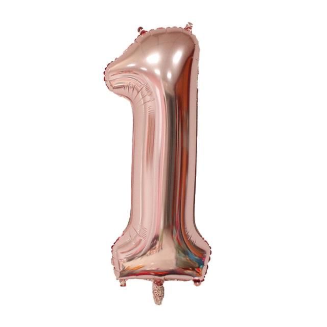 Globos metalizados oro rosa