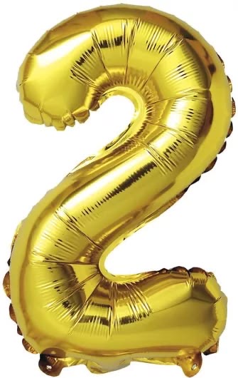 Globos metalizados dorados