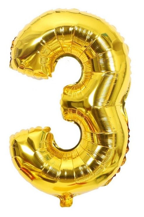 Globos metalizados dorados